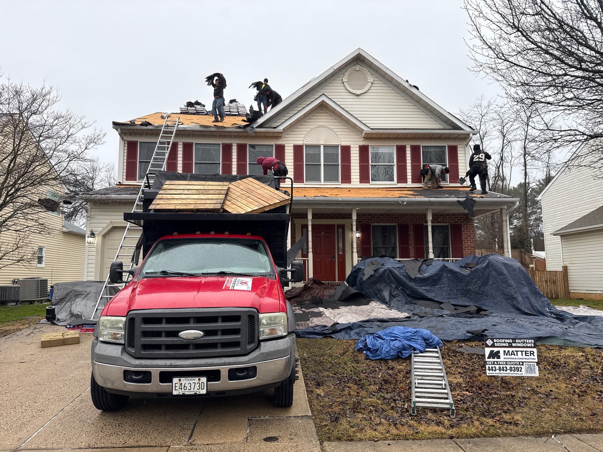 Residential Roofing Installation using GAF Timberline HDZ by Matter Construction, LLC