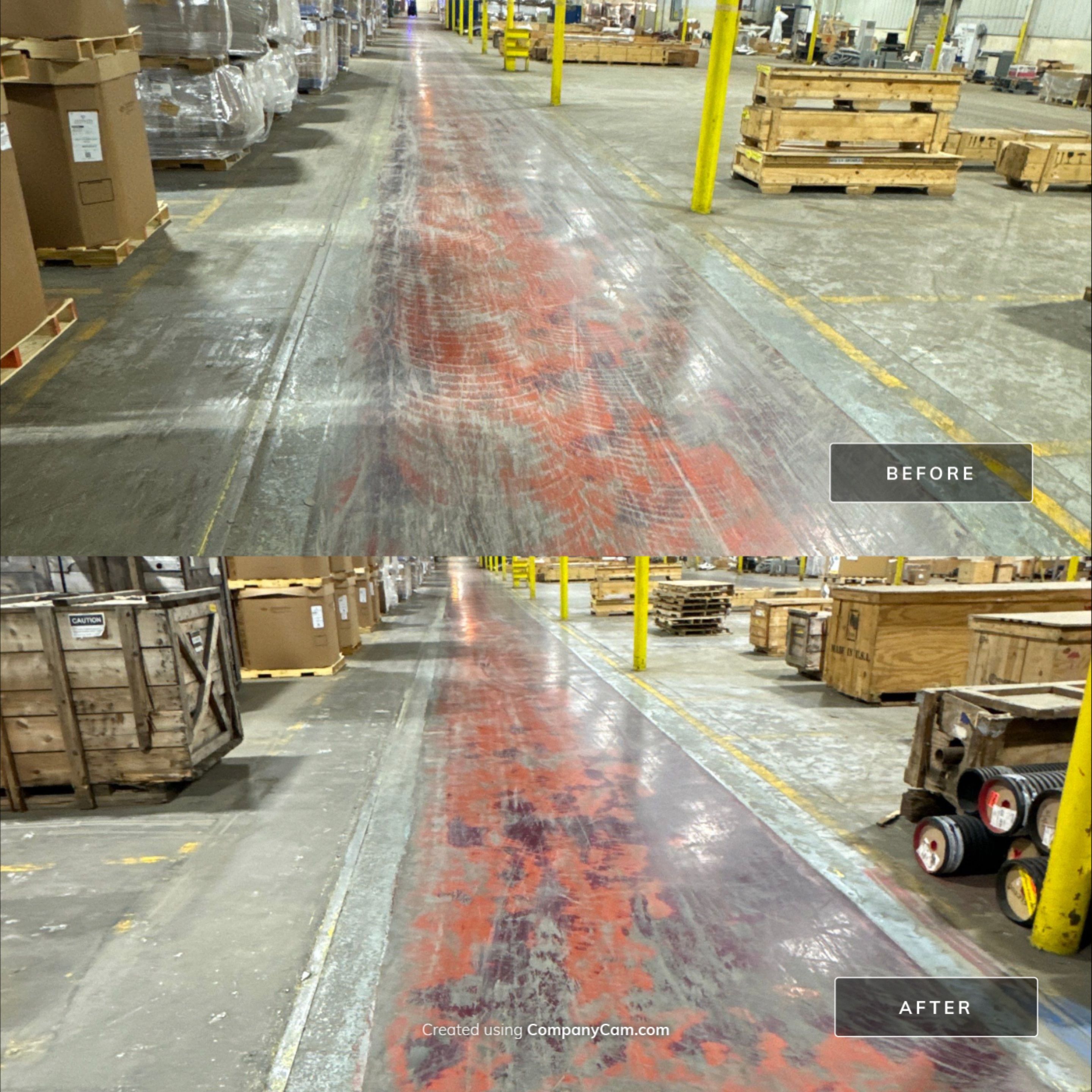 Berry Global Warehouse Cleaning by Mr. Mister Power Washing
