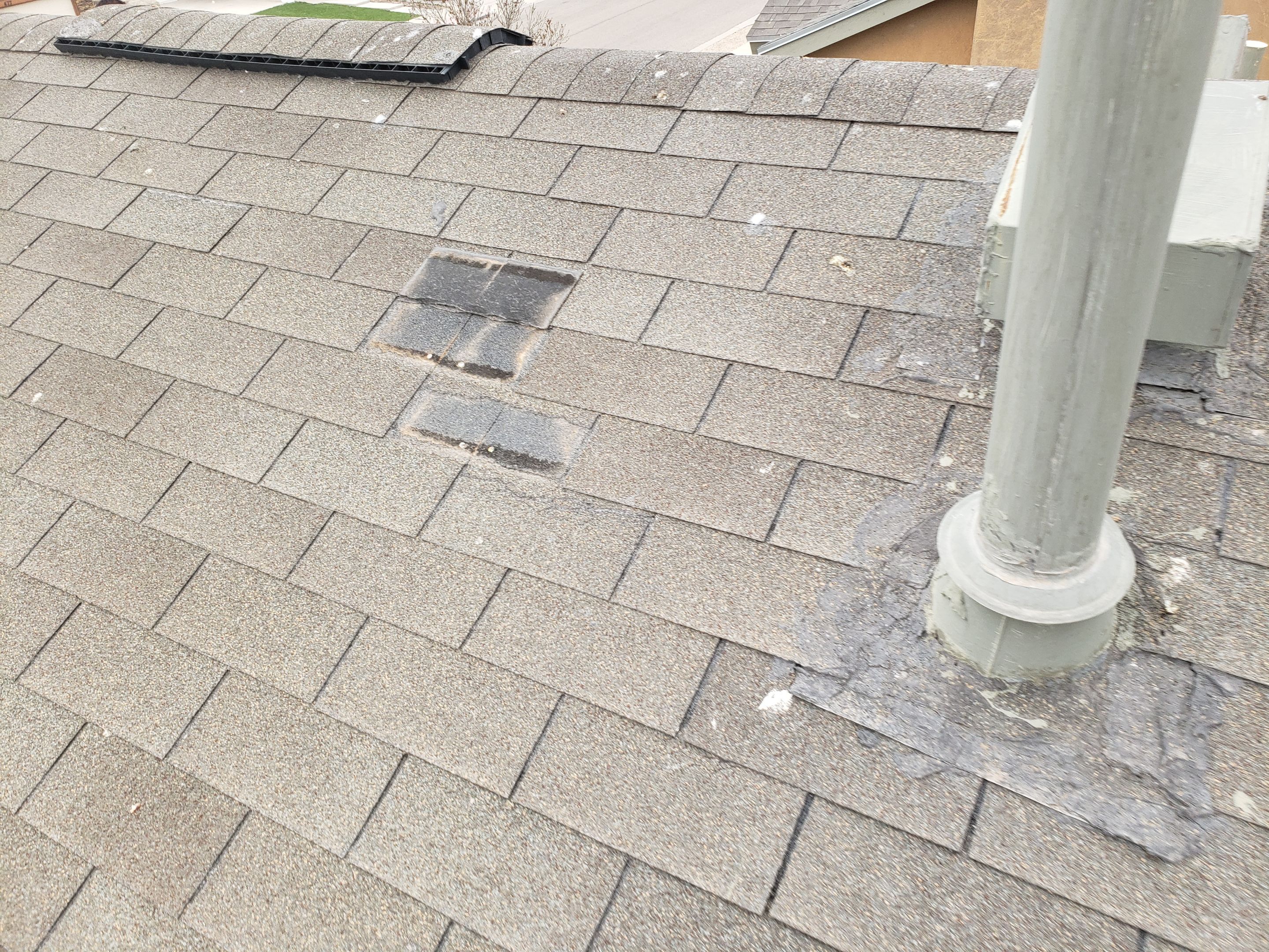 Shingle roof restoration by SPF Services 
