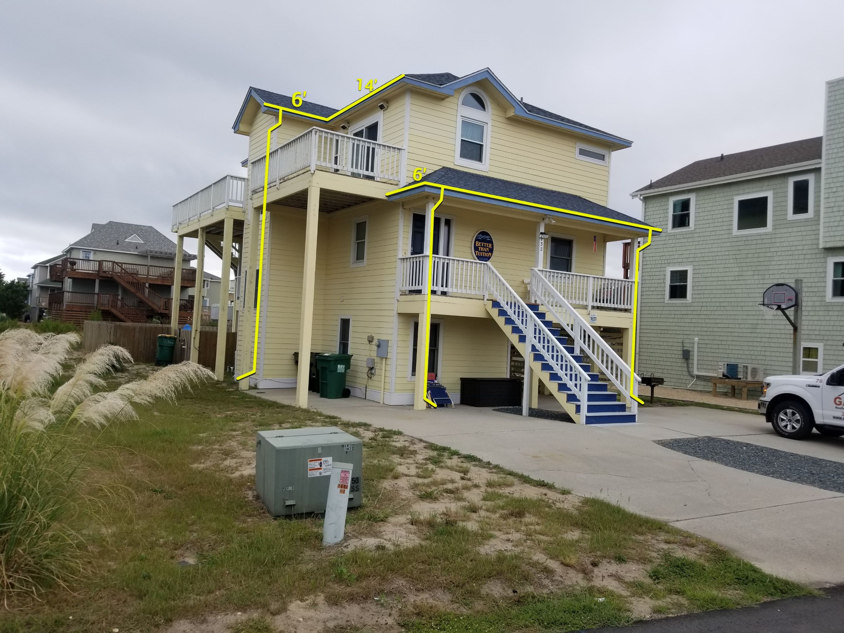 Brotzman - Gutter 732 Spinnaker Arch • Corolla, NC 27927 by Gallop Roofing & Remodeling, Inc.