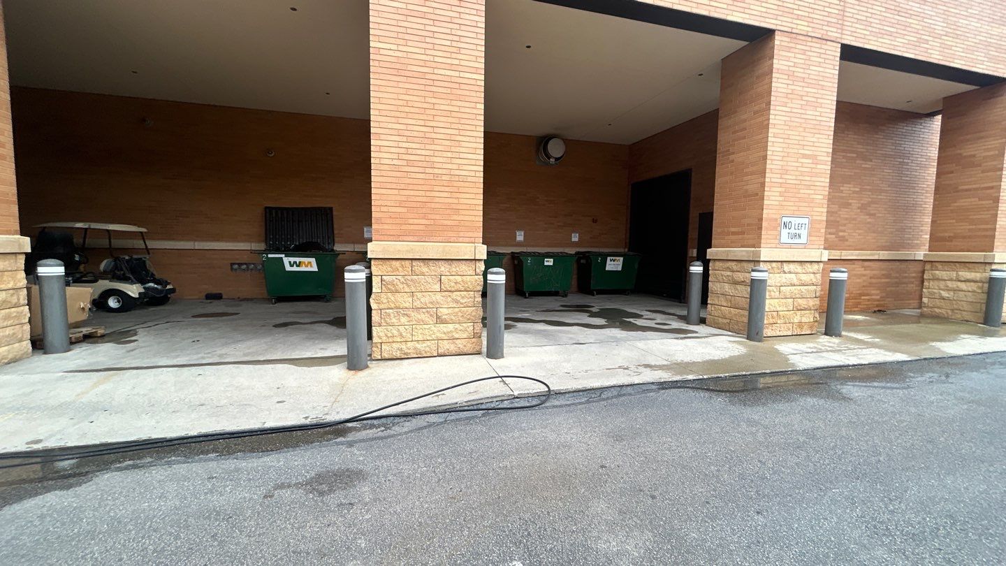 natural stone using Algaecide, soft wash soap by Northern Power Washing LLC.