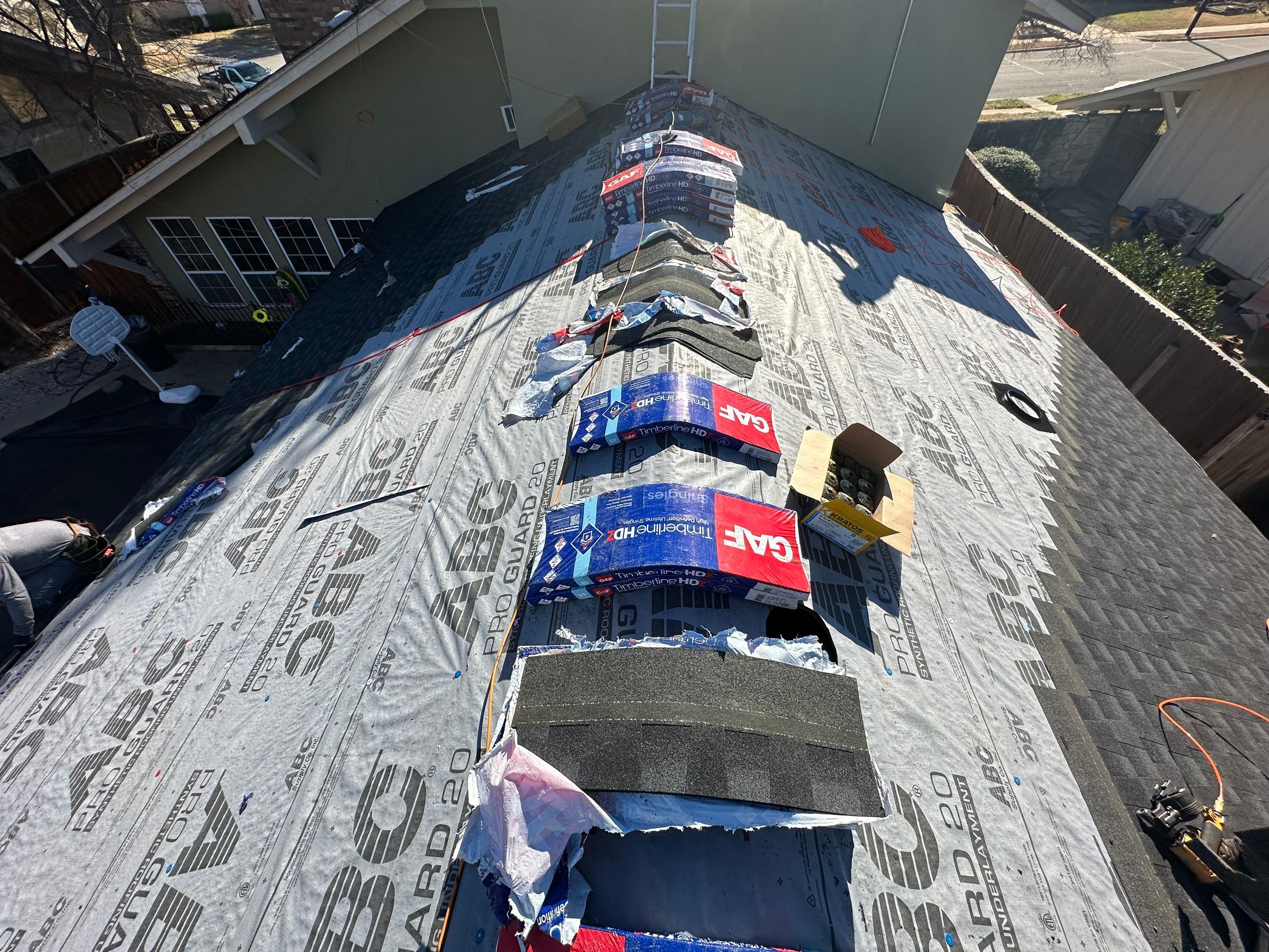 Residential Roof Replacement using GAF shingles by Elite Roofing LLC