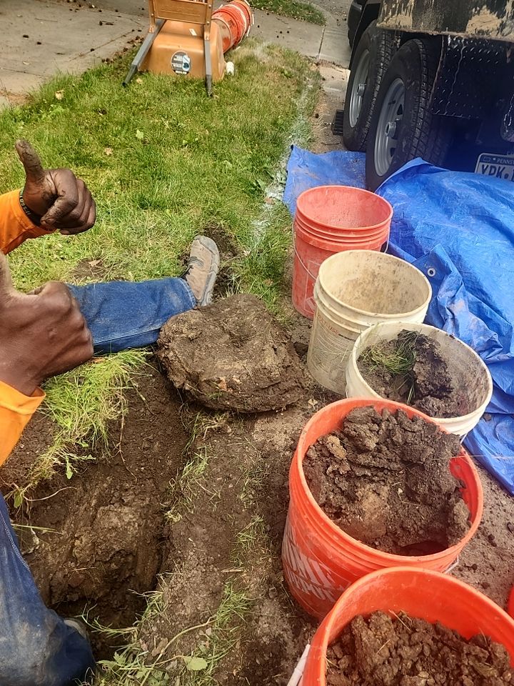 Replace failed gas line from gas connection at street to new meter by Sureway Comfort John Wilcox Plumbing Heating Cooling