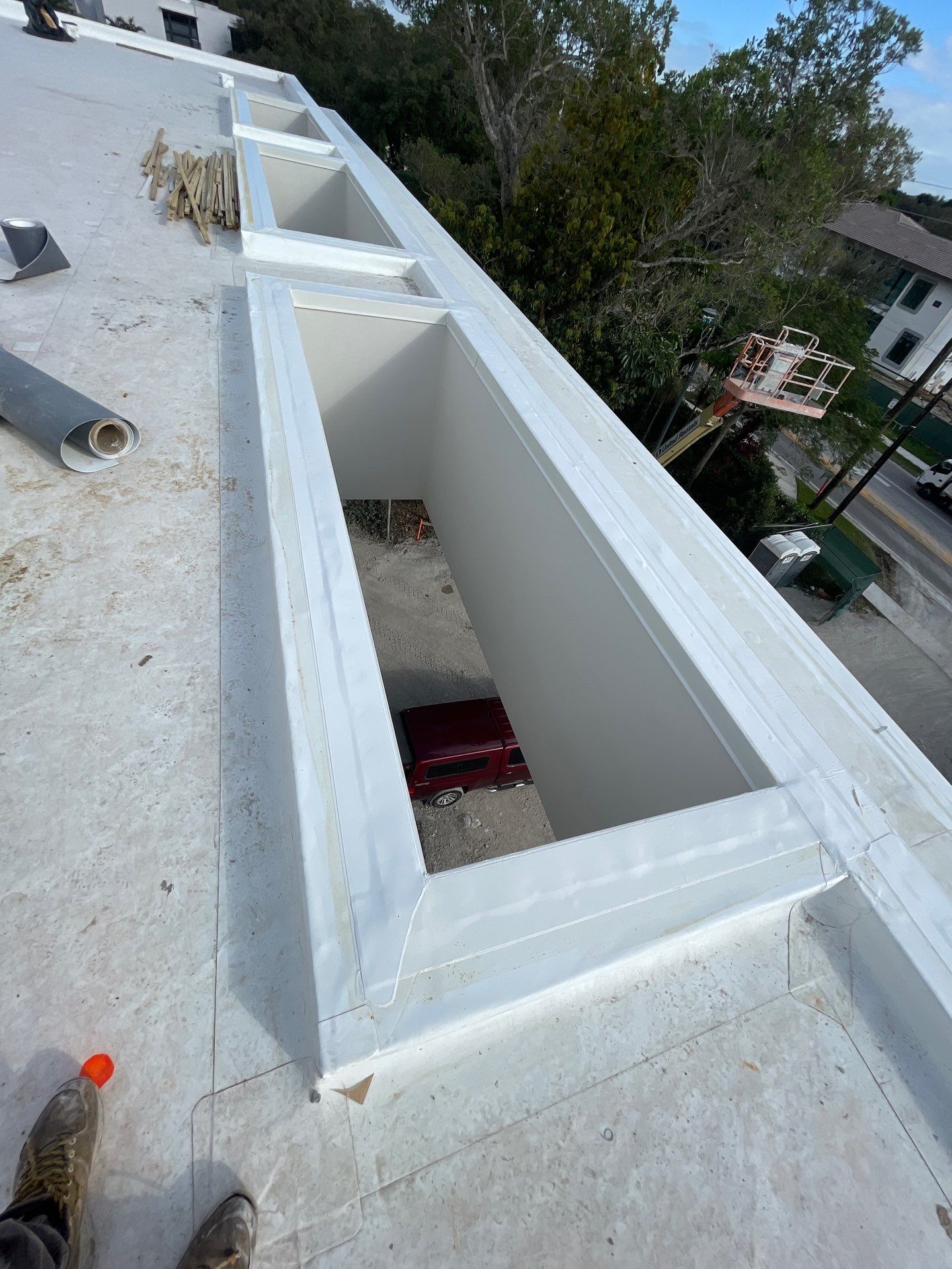 Commercial TPO Membrane Roof Installation at Pinecrest Educational Facility by AJF ROOFING INC