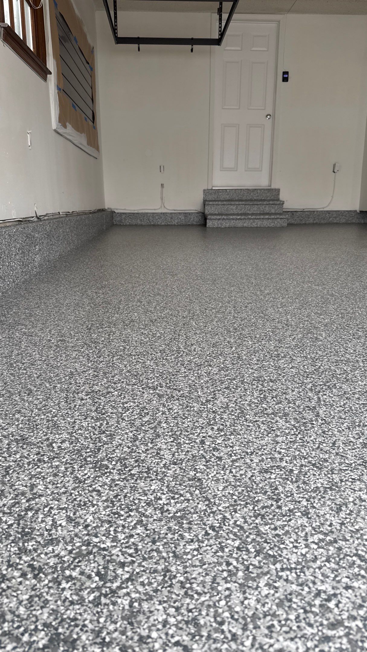 Another Beautiful Stonehenge Flake Floor !! by Banner Garage