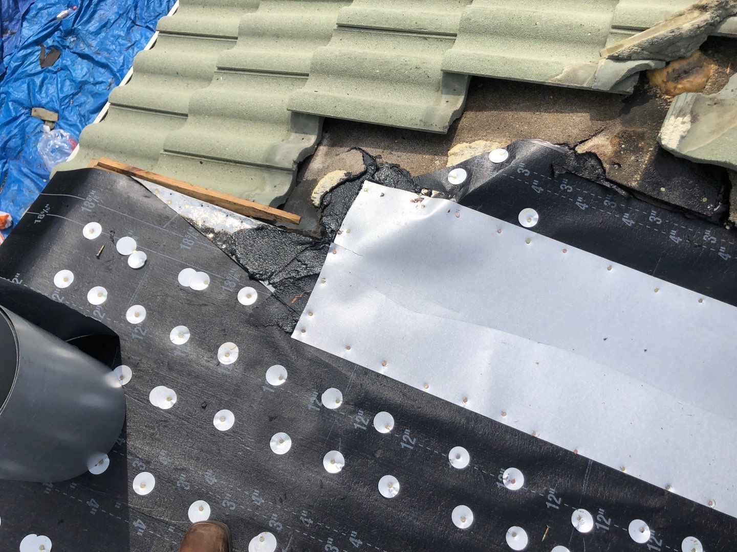 Residential Re-Roof using Polyglass Self-Adhered Flat Deck by First Due Roofing