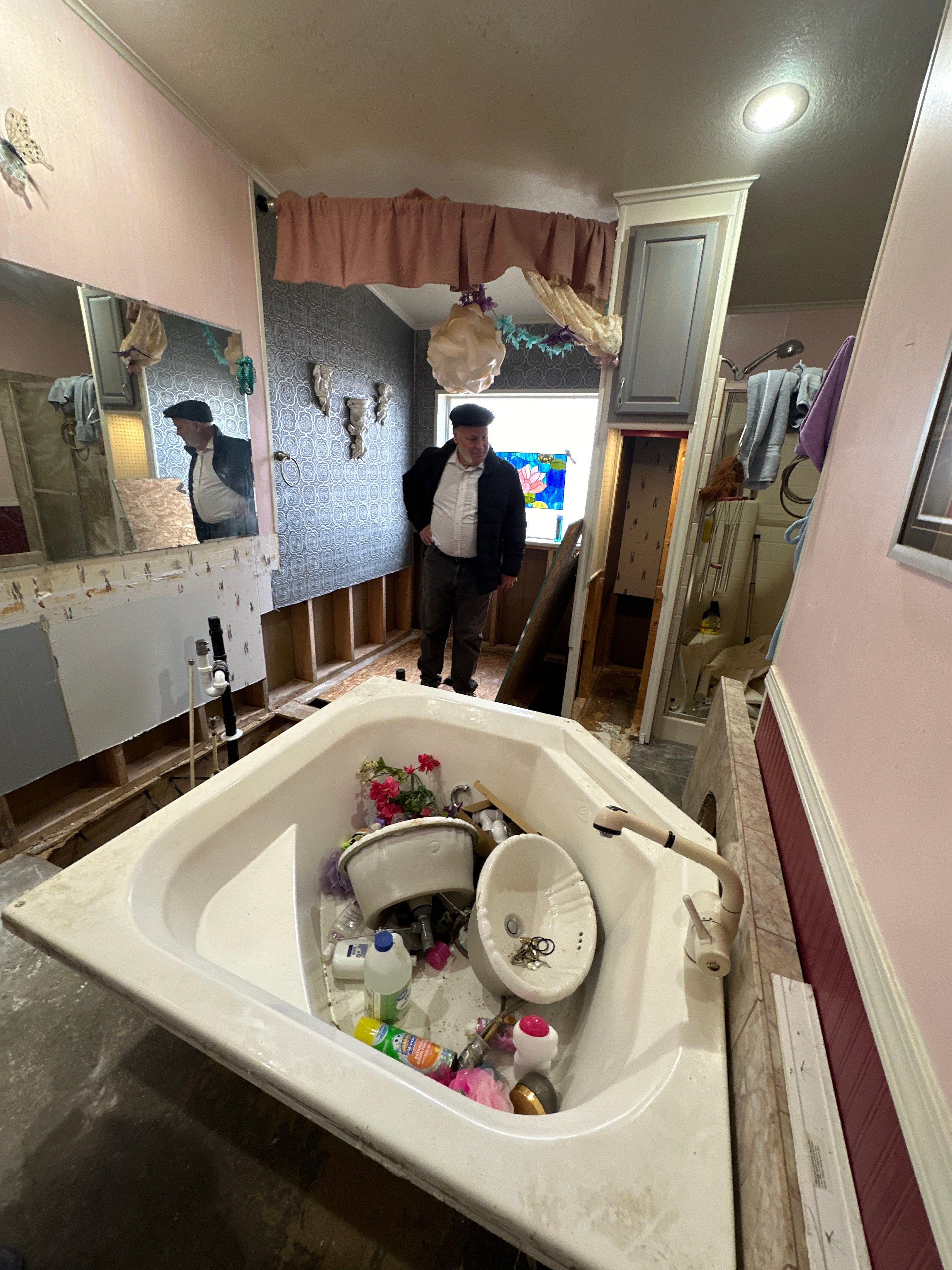 Pink Dream Bathroom Makeover by Rio Grande Building & Storage