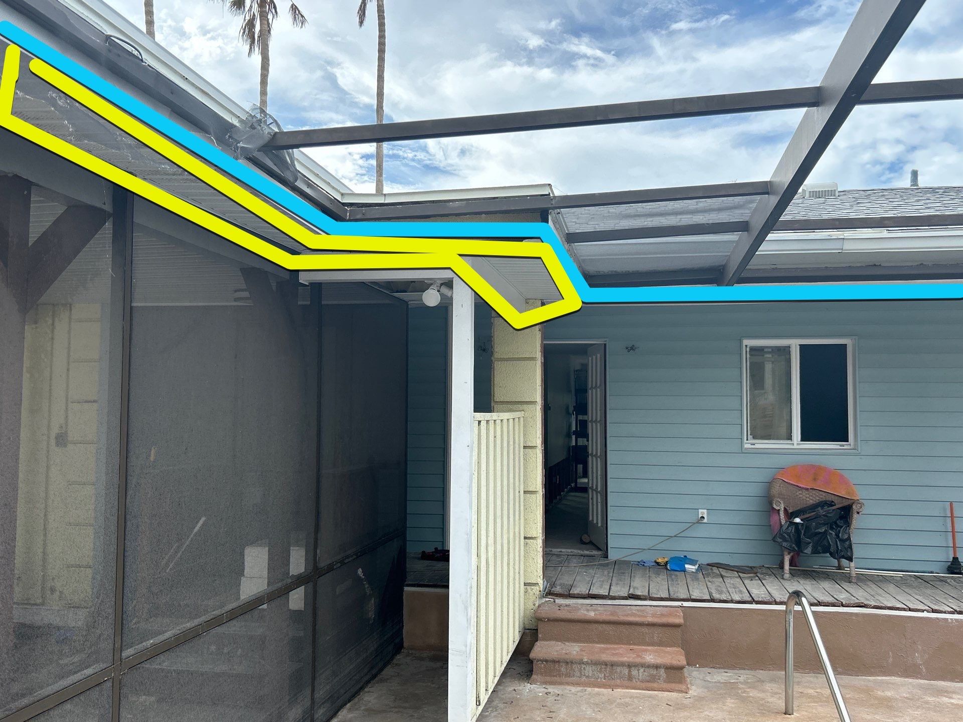 White Soffit and Fascia Upgrade in Longboat Key FL by Gutter Professors