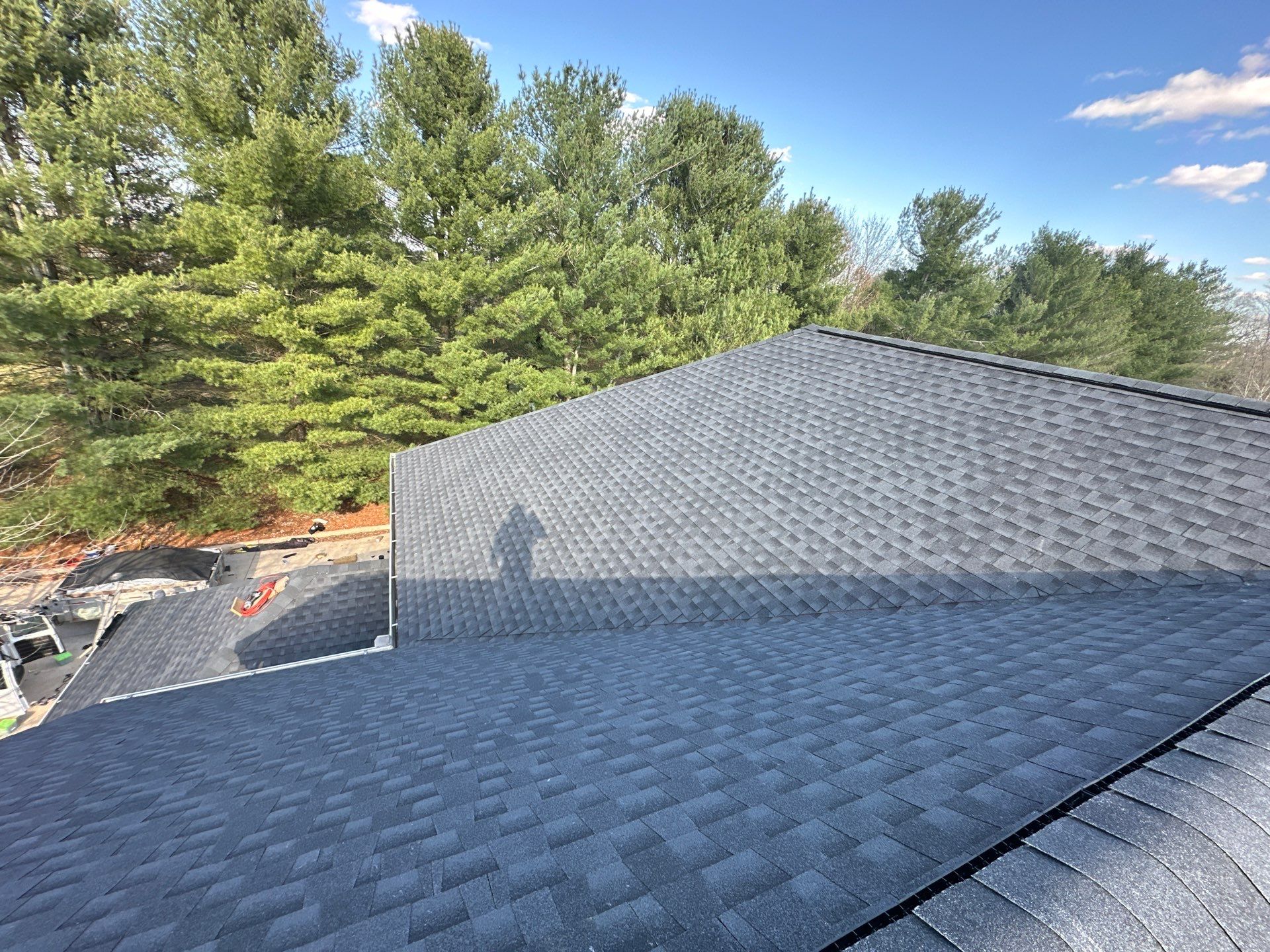 Residential Roofing Installation using GAF Timberline HDZ Charcoal by Undersun Roofing 
