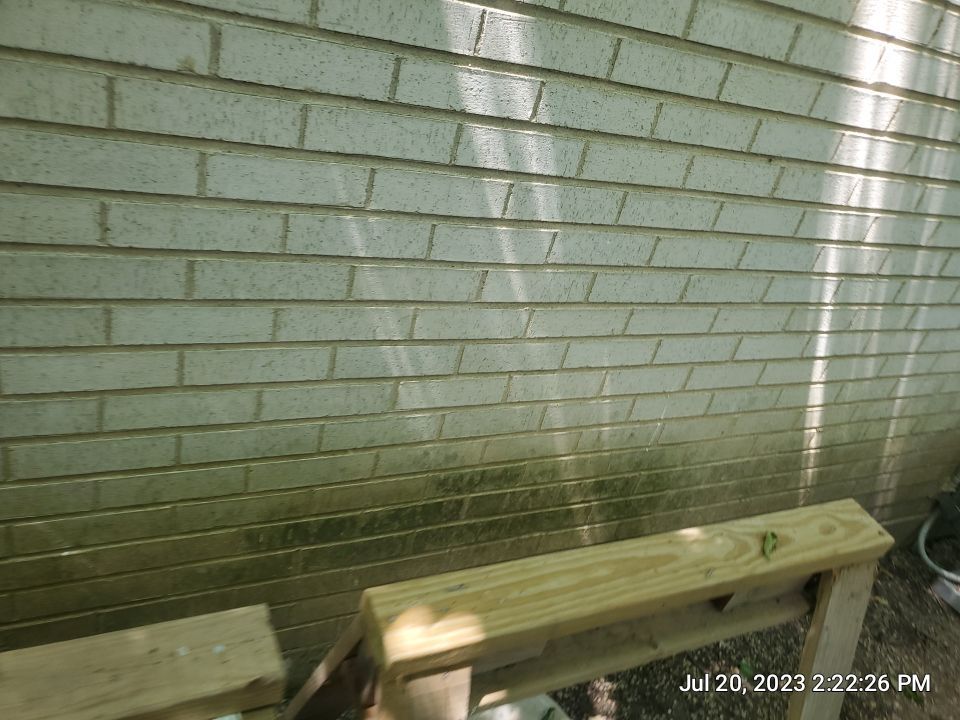 Aggregate concrete cleaning and sealing using Surebond SB-9000 by Northern Power Washing LLC.