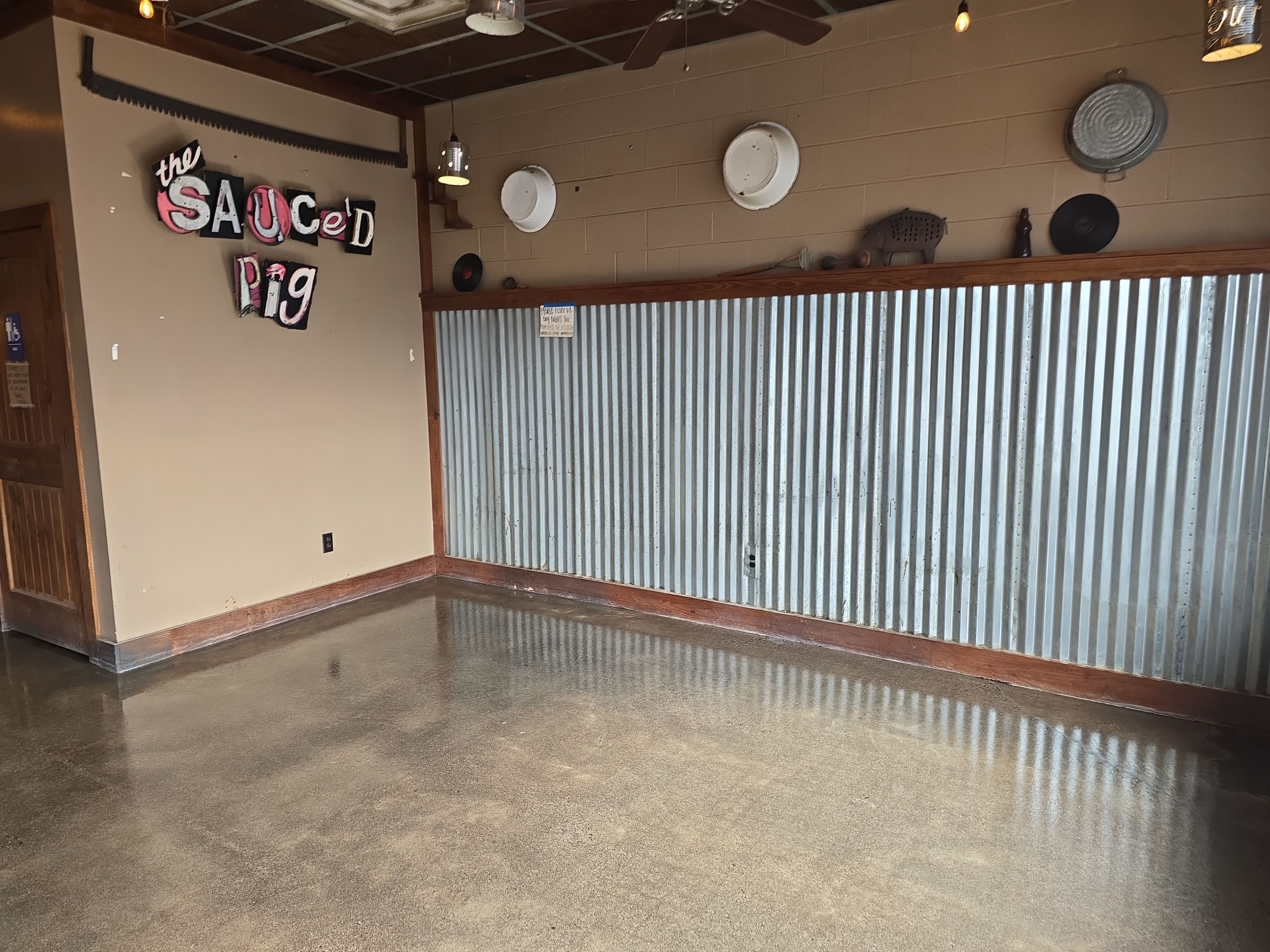 Sauce'd Pig gets a new Floor! by Elite Floor Solutions