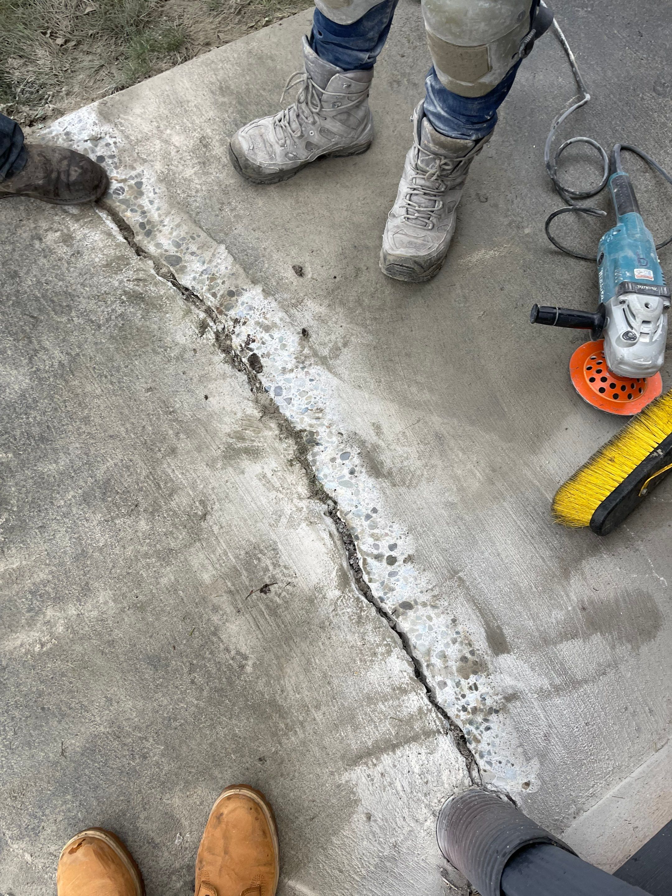 Aaron | Concrete Driveway Repair   by Jireh Asphalt & Concrete Inc 