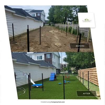 Commercial Fairmont Apartments Pet Park and Agility Course Installation in Westerville