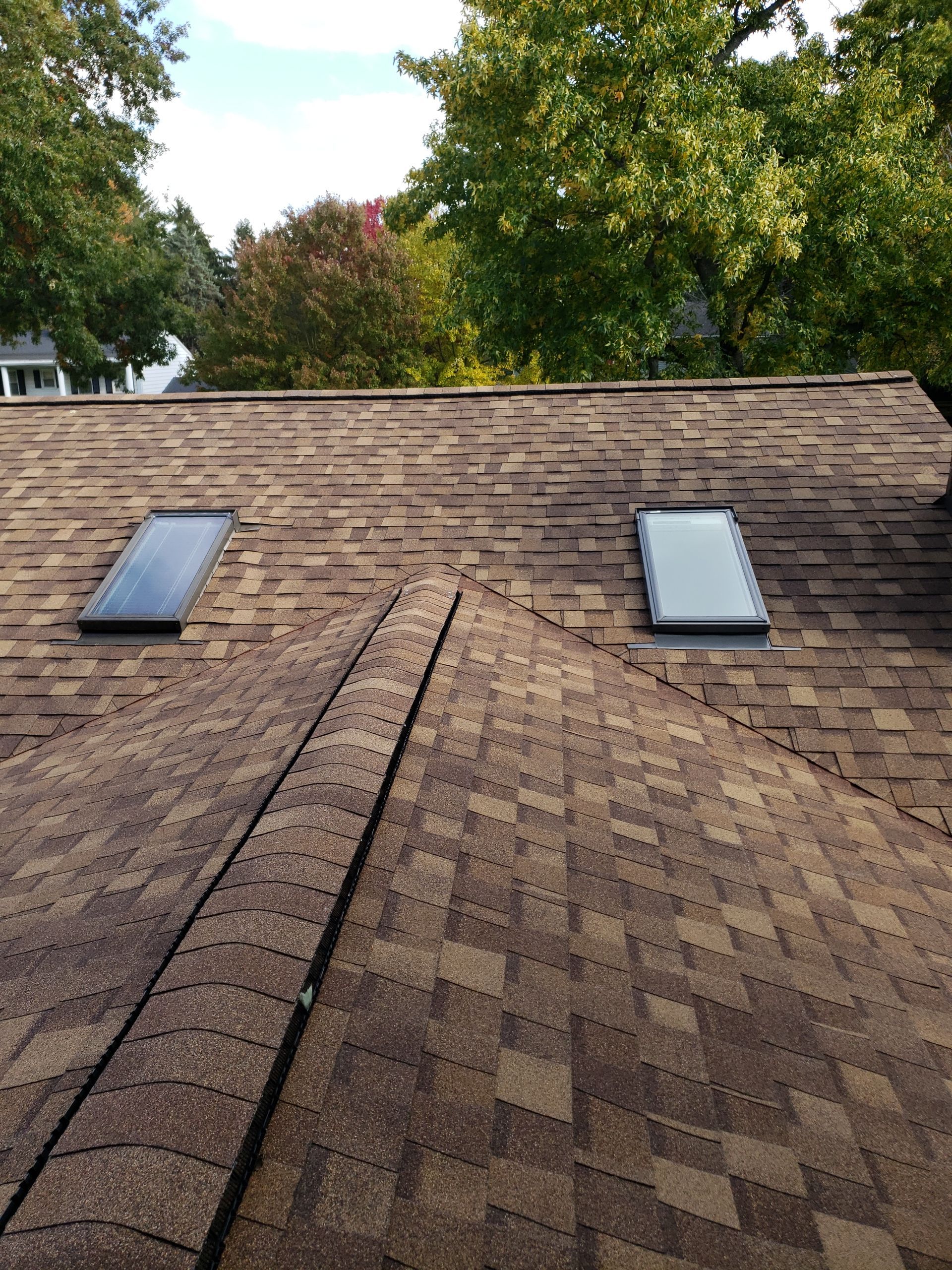 ATLAS PINNACLE COLOR: MORNING HARVEST DRIP EDGE: MUSKET BROWN by Eagle Eye Roofing