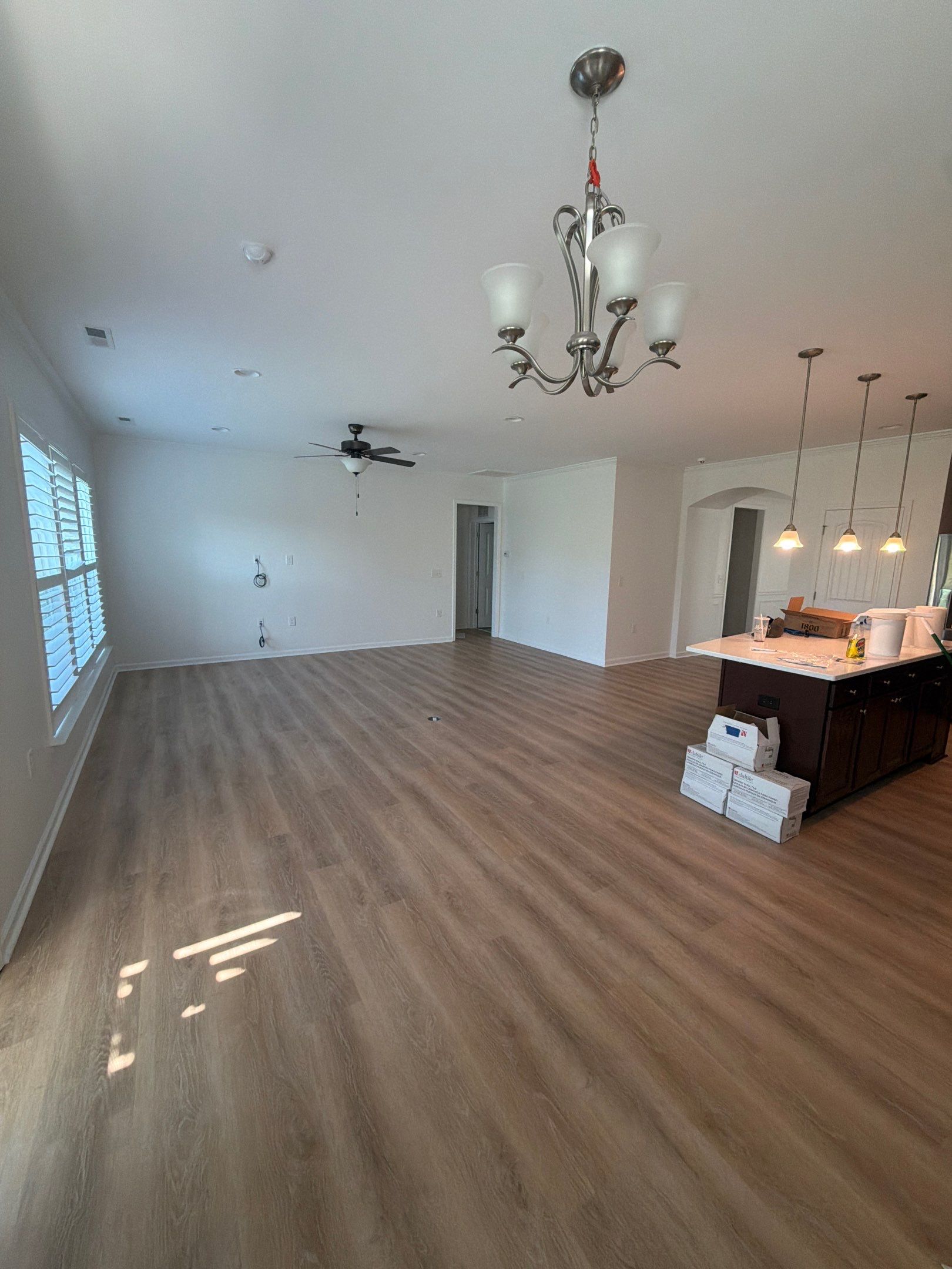 Luxury Vinyl Plank Flooring Installation and Interior Refresh in Durham by Billy Weatherspoon Contractor