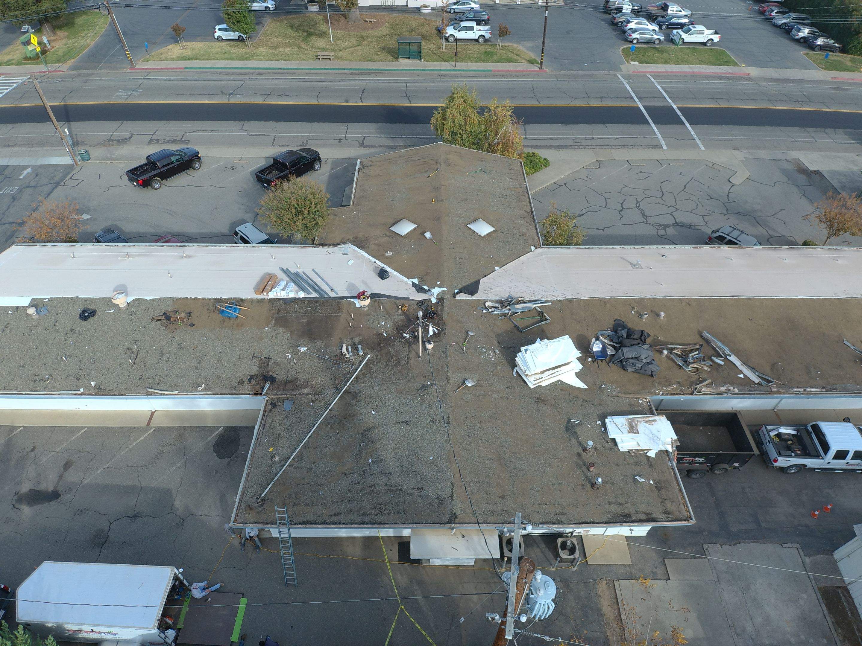 Spray foam and coatings using Conklin Benchmark/PUMA XL coatings and spray foam by Straight Edge Roofing Inc