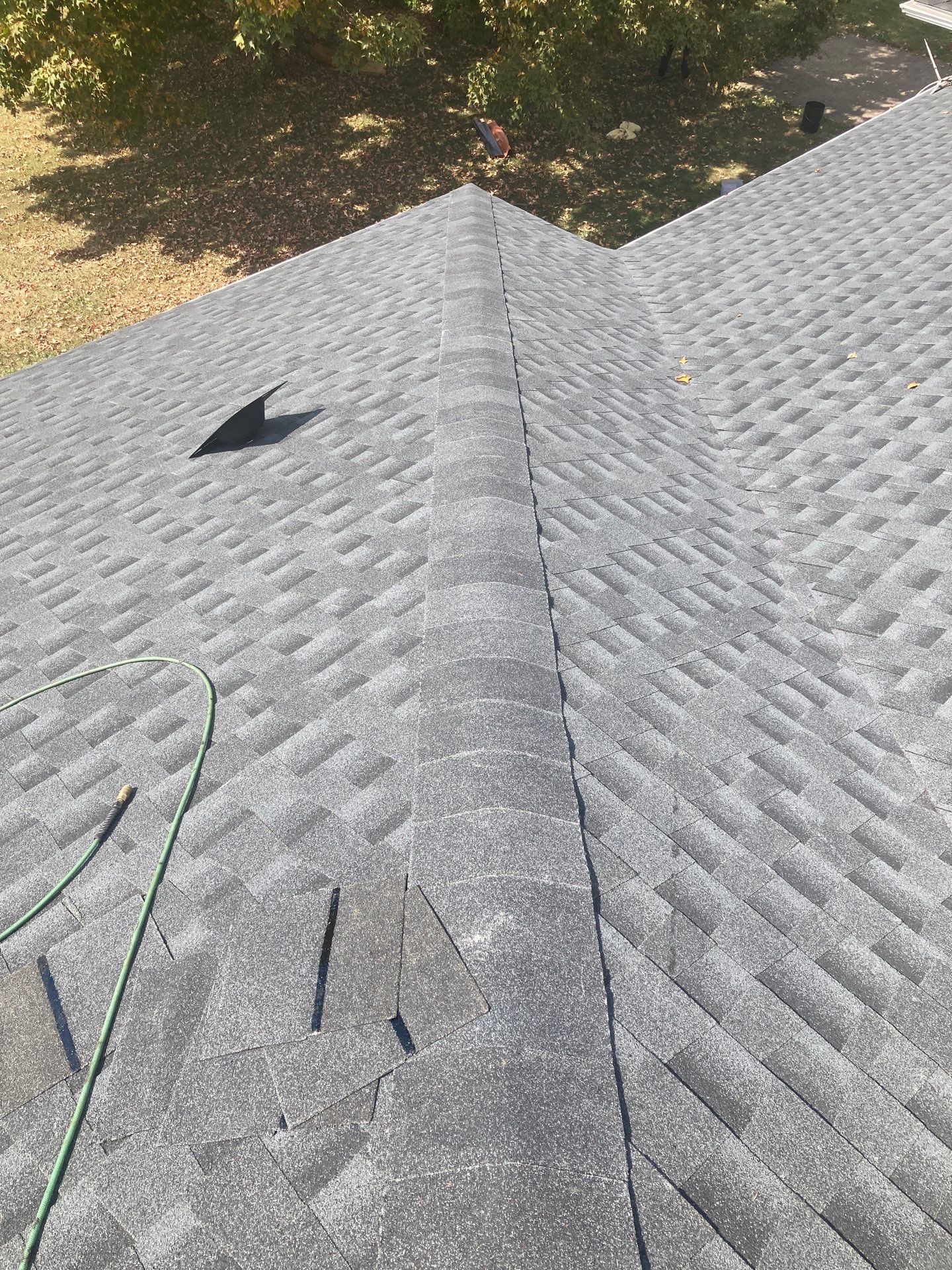 Residential Roofing Installation using GAF Timberline HDZ Charcoal by Rainstoppers Roofing