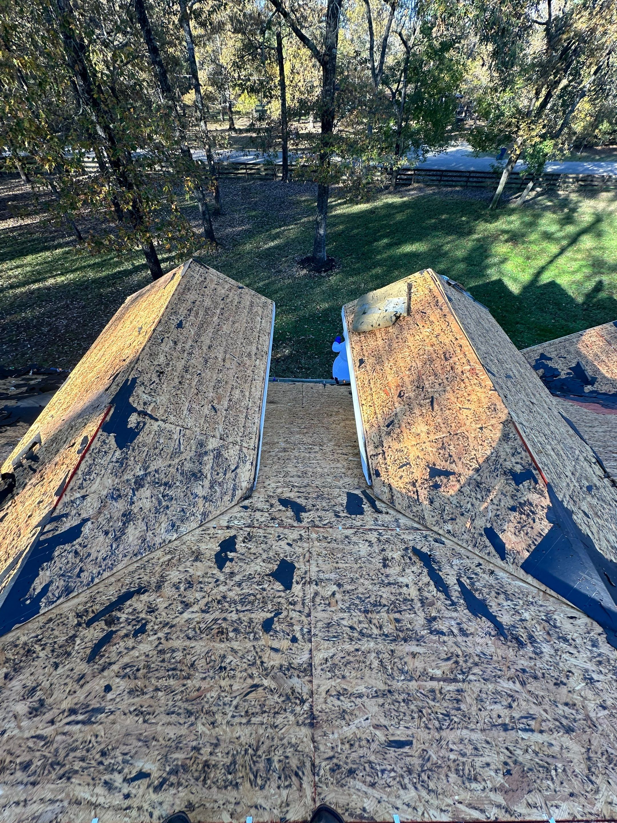 Residential Roofing Installation using GAF Timberline HDZ in Montgomery by Core Four Roofing
