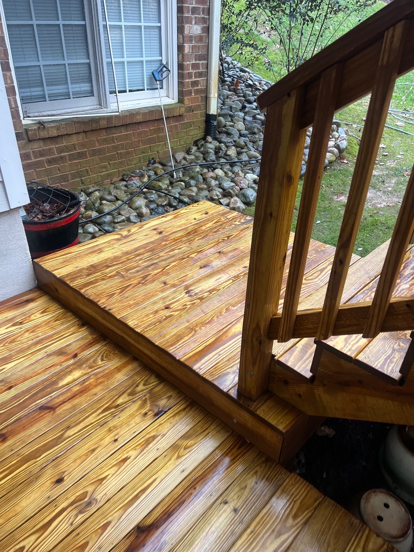 Multi level Deck coated with Wood Sealant by DuraSeal