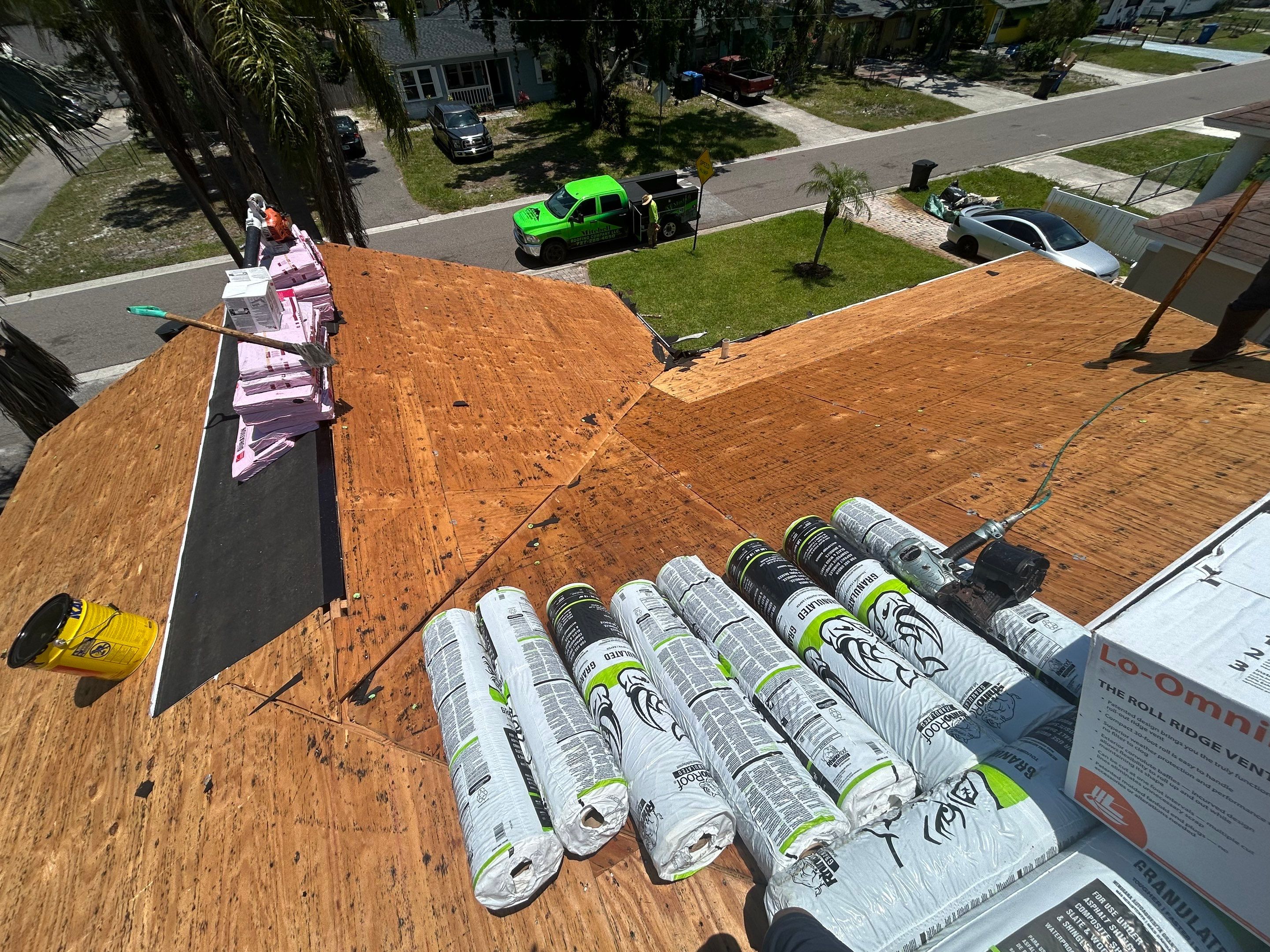 Project in St. Petersburg 33711 by Mitchell Roofing Company LLC 