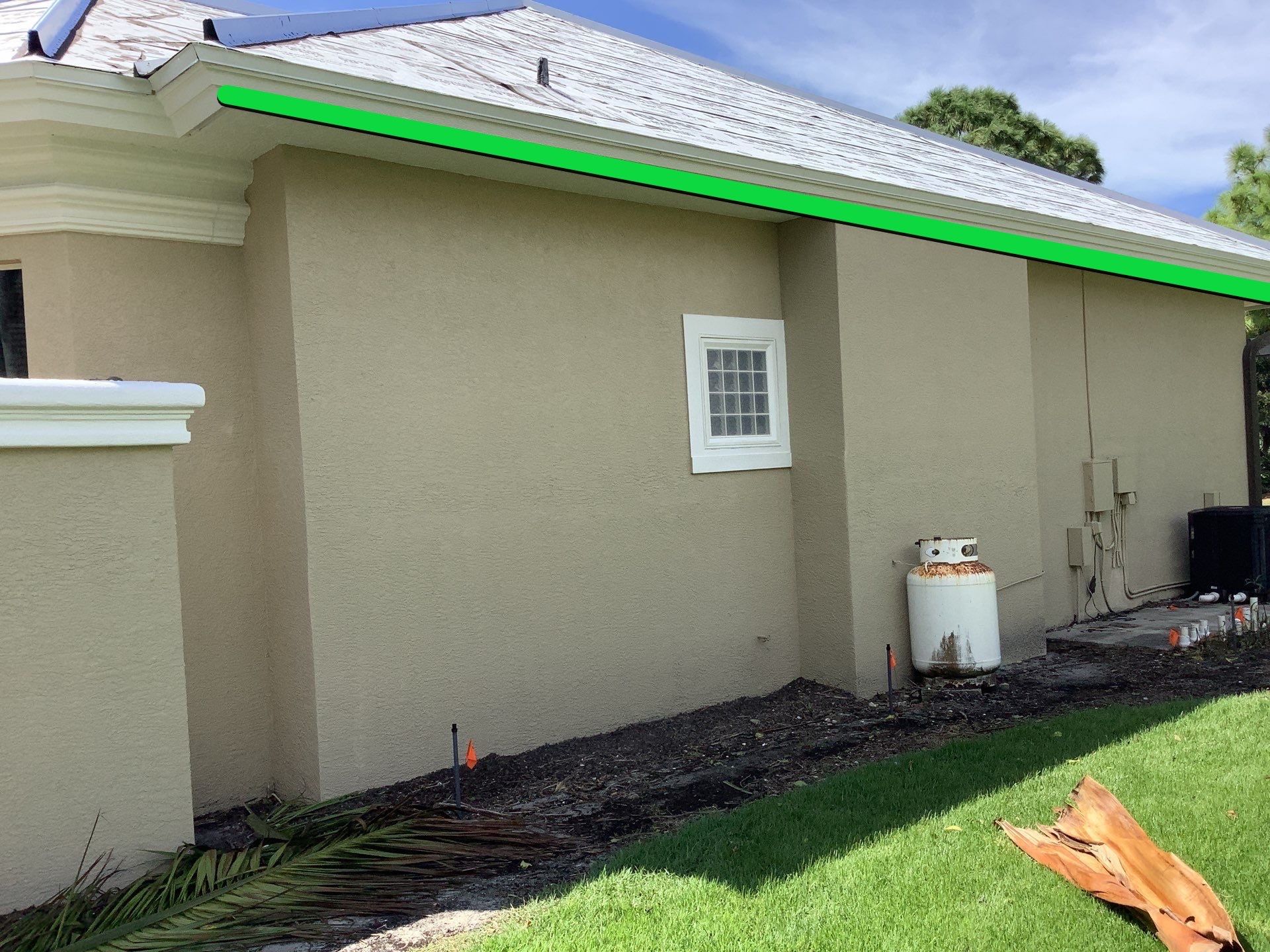Splash Guard installation in Naples FL by Gutter Professors