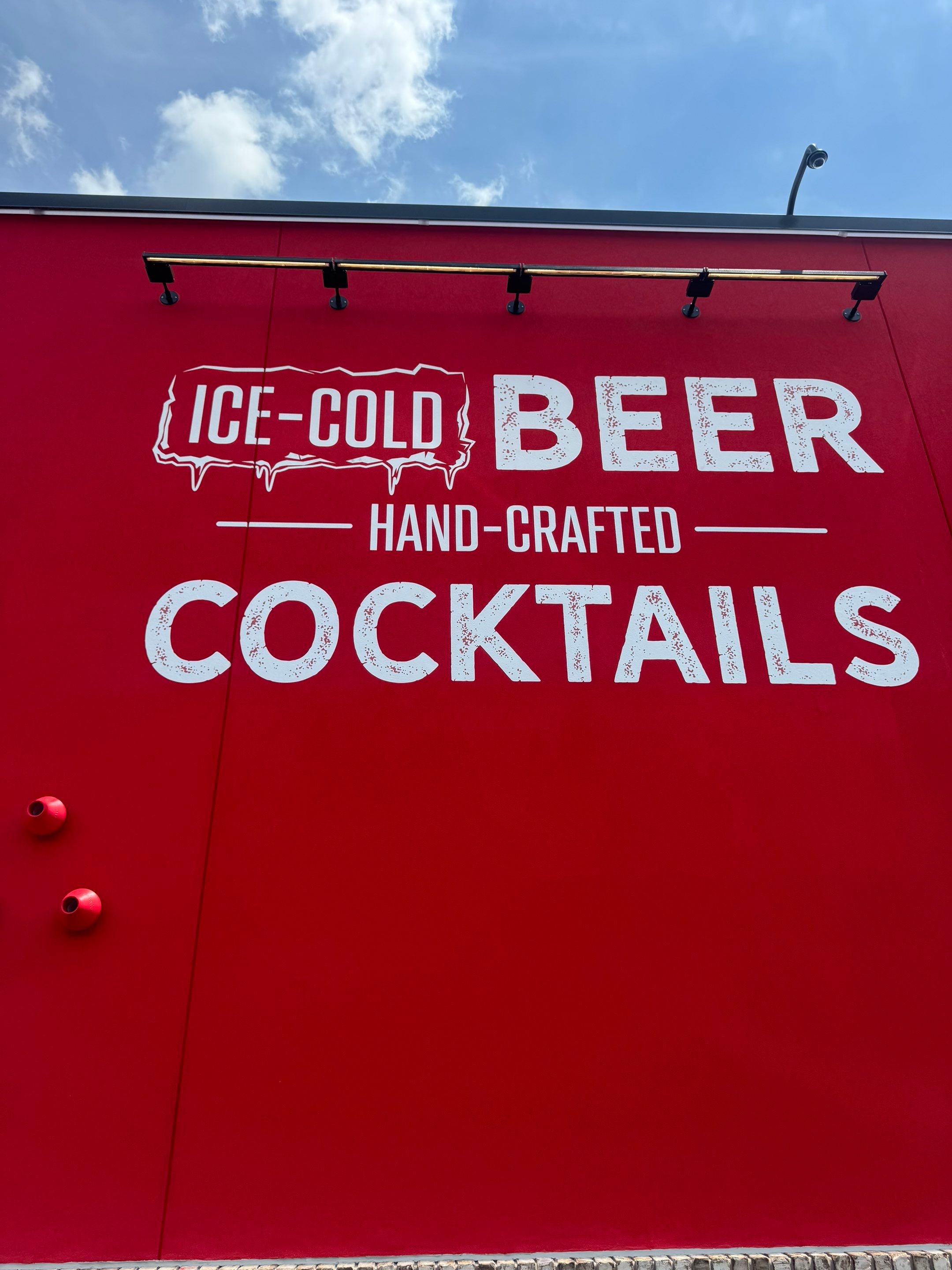 Bubba's 33 Exterior Vinyl Graphic and Painted Signage Installation by Hayes Design co