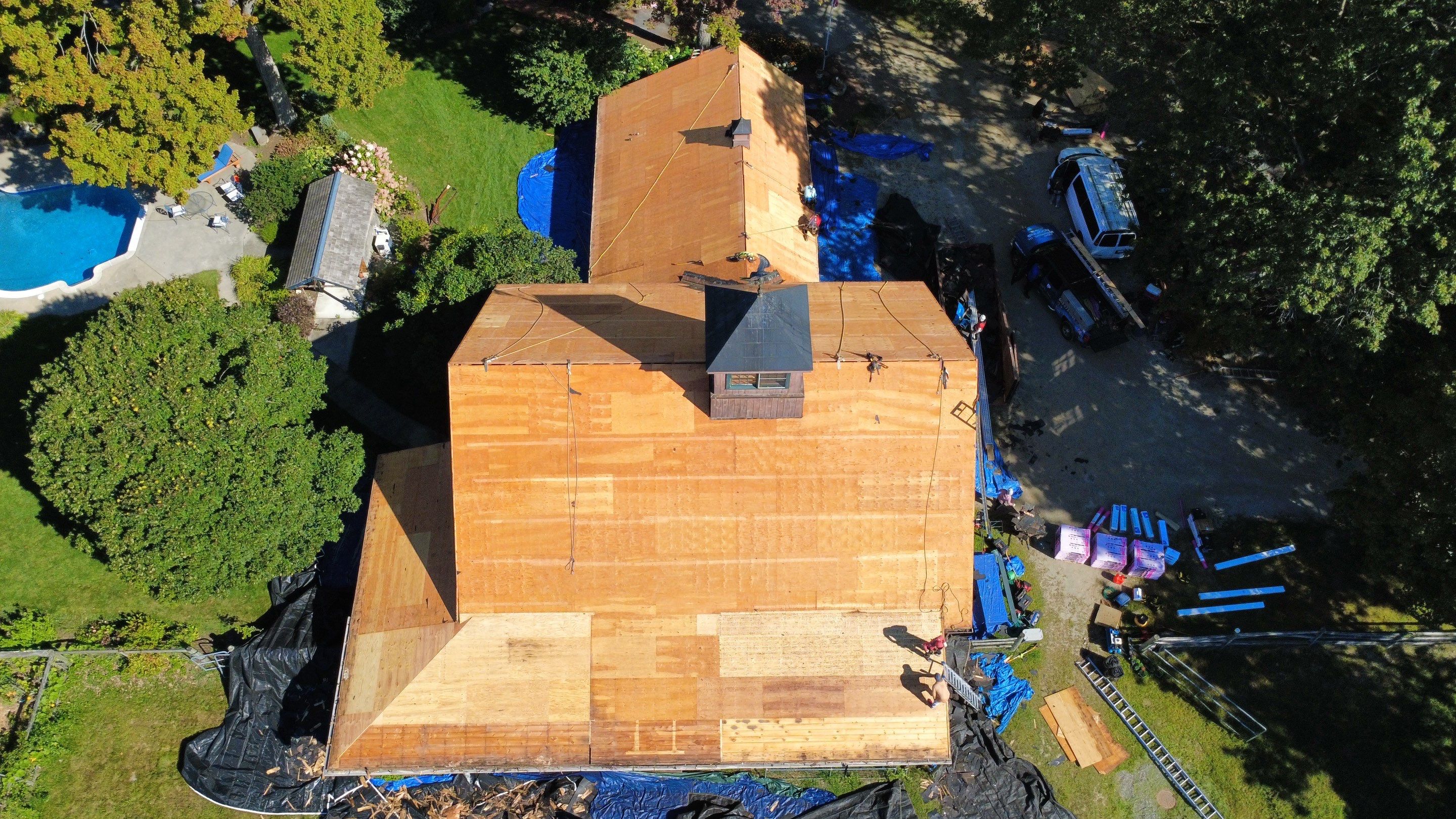 Garage & Barn Roof Replacement in Greenfield, NH | Owens Corning Shingles by Adam Vaillancourt Roofing LLC
