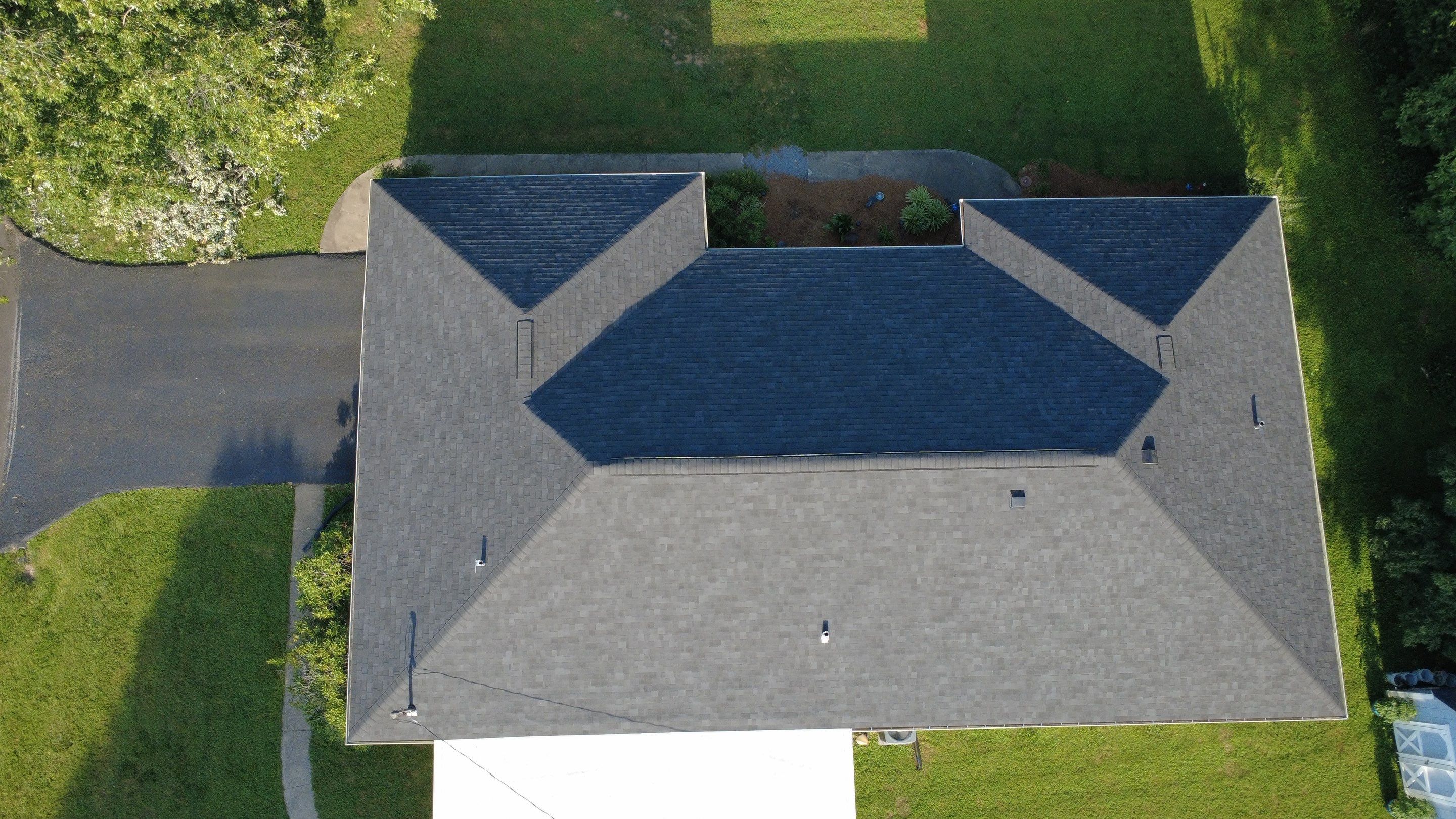 Full Shingle Roof Installation and Structural Decking Repair in Danville by Stout Exteriors