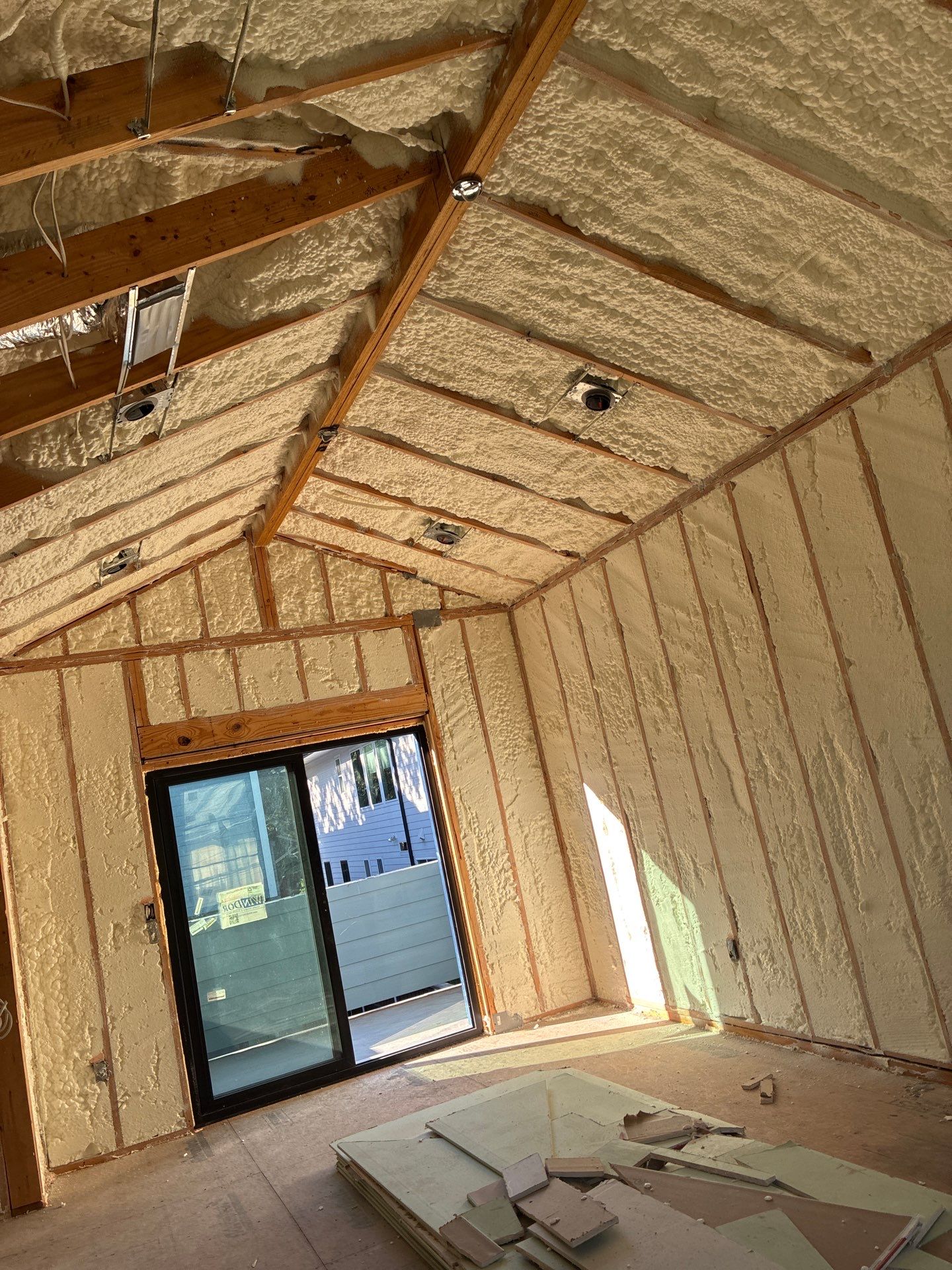 Fully encapsulated Dallas custom home  by Apex Insulation Solutions