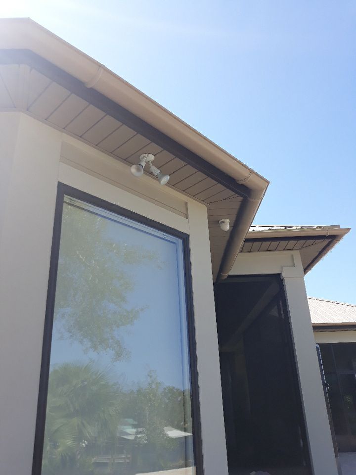Gutter Installation using Half Round Seamless Gutters by Gutter Professors