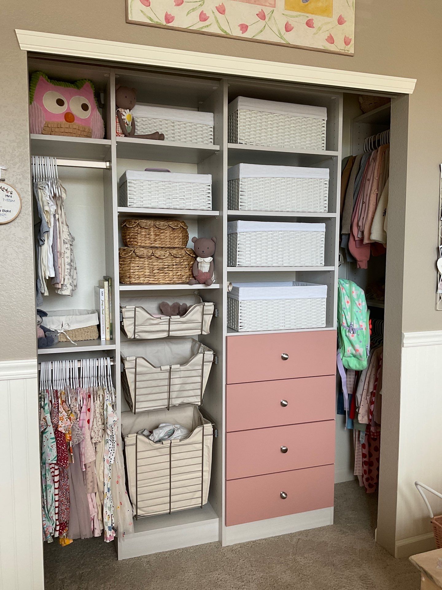 Laundry Room designed to match closets by Concept 32, Inc.