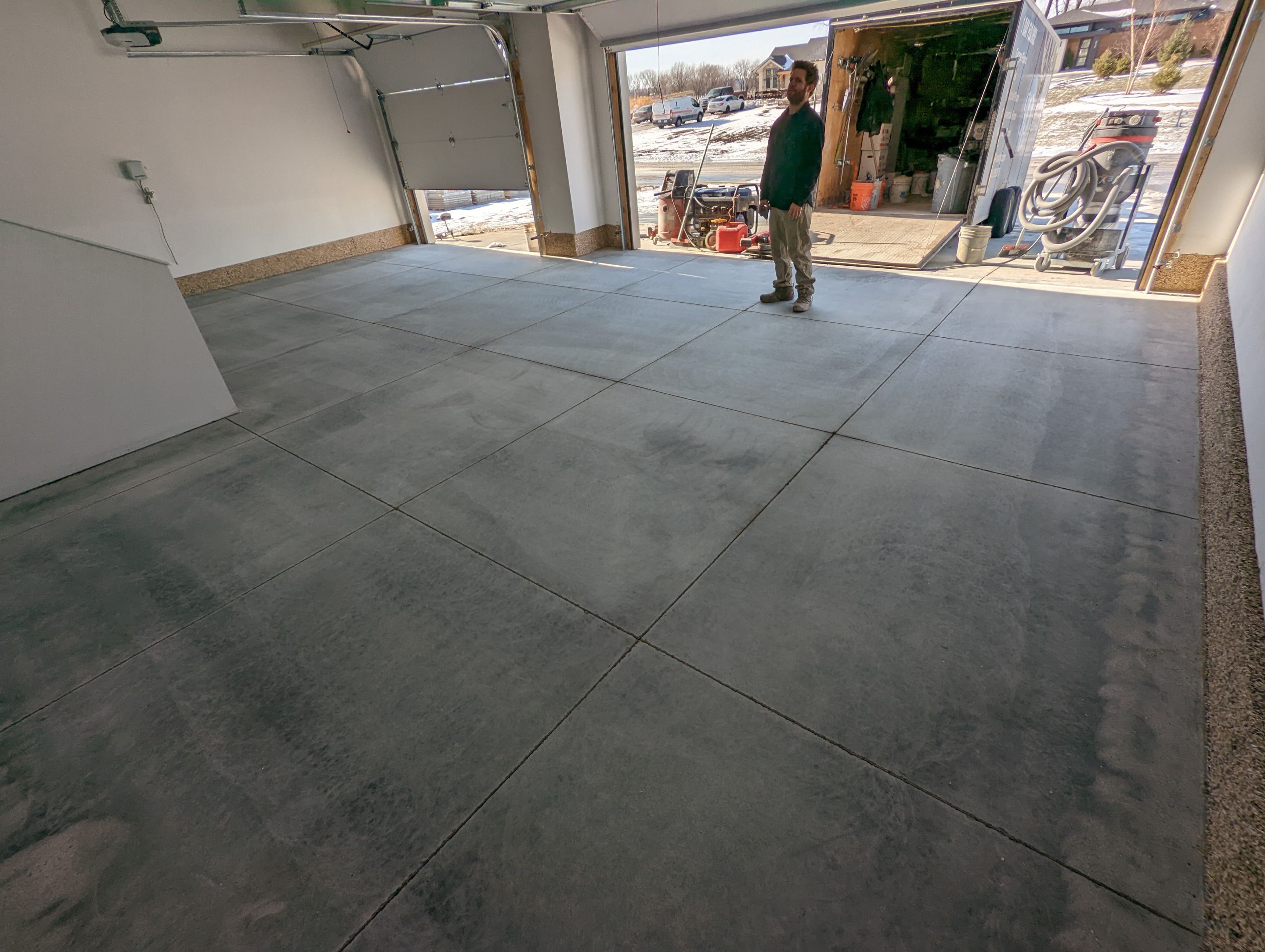 Garage using Sandstone by Select Painting, Coatings & Garage Cabinets