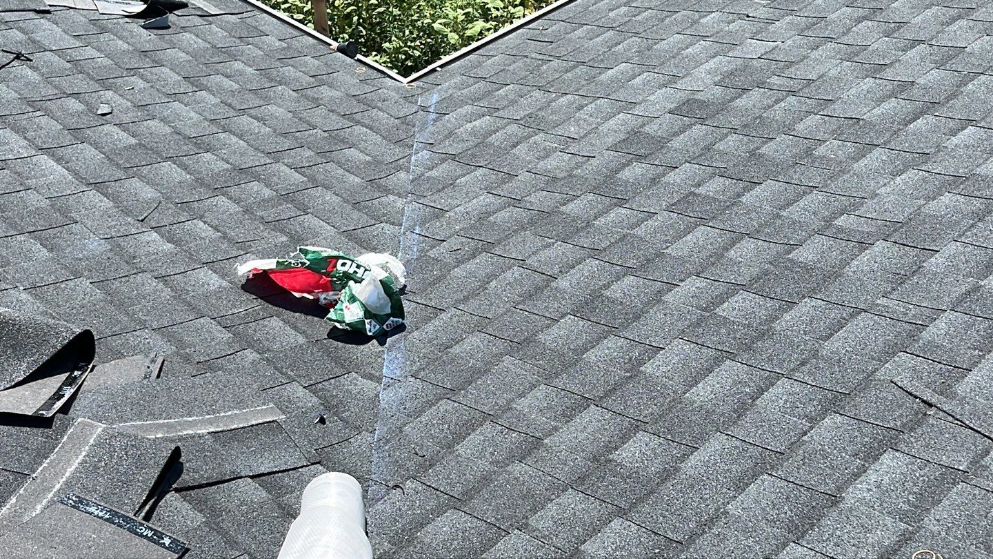 Residential Roofing Installation using GAF Timberline HDZ Charcoal by Nitro Roofing and Construction