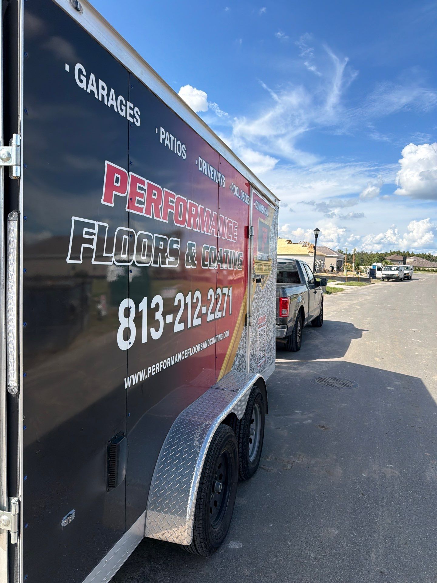 Custom Epoxy Floor Coating for Wesley Chapel Garage by Performance Floors & Coating
