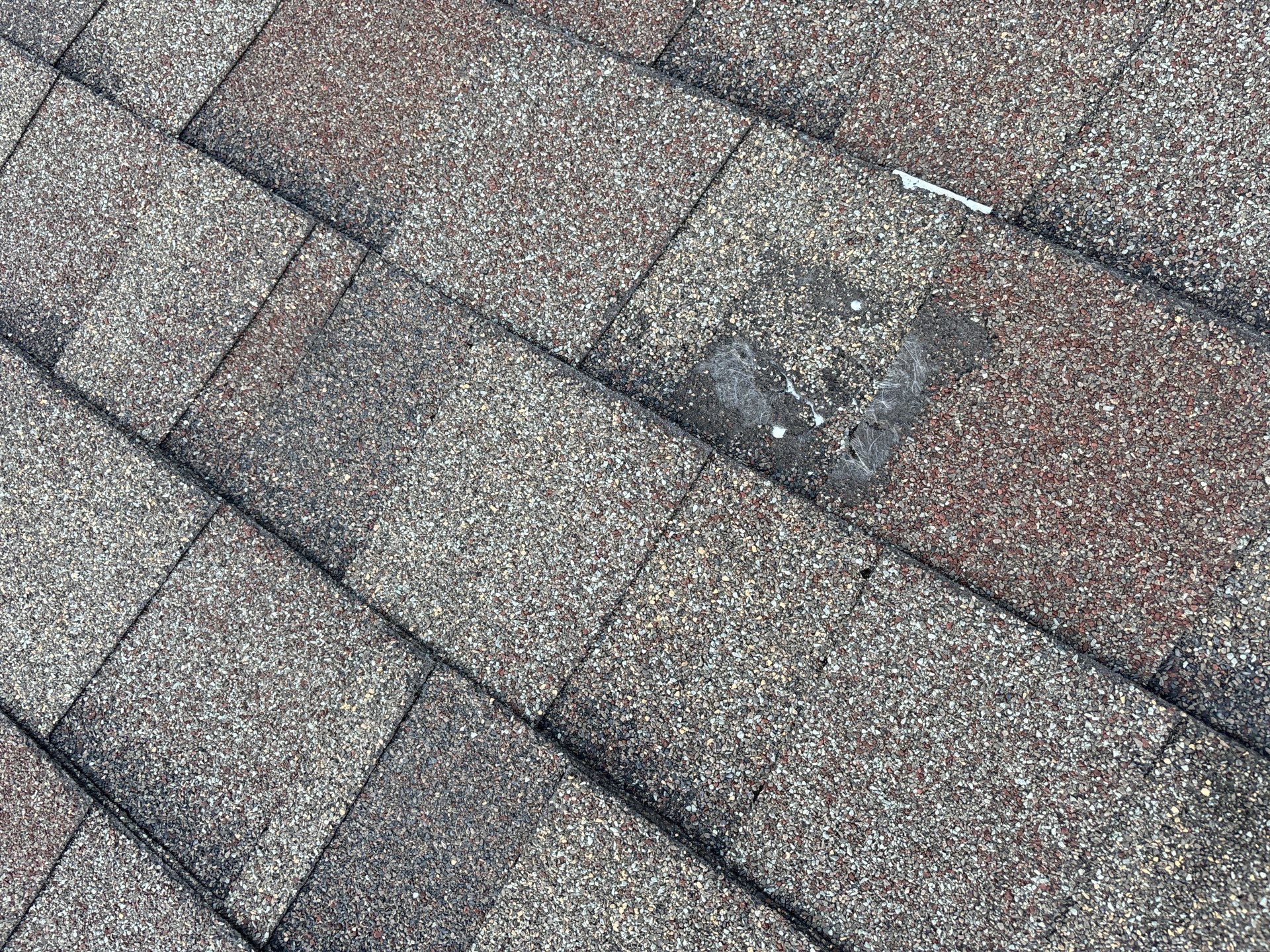 Hail Damage using Owen's Corning Duration (Lifetime) Shingles by Roof Repair Company