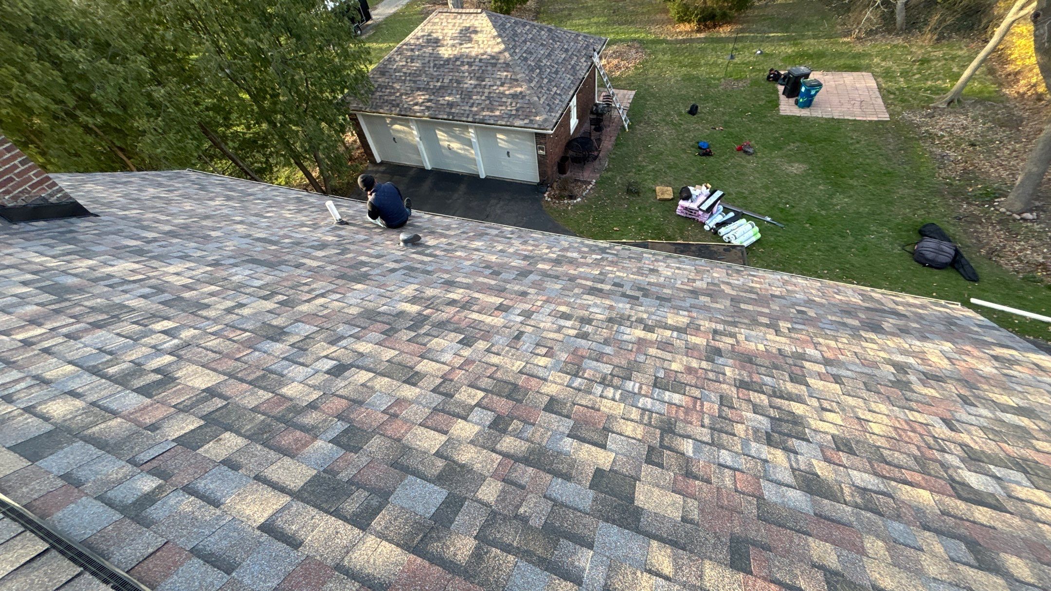 Roof Replacement using Owens Corning Summer Harvest by 180 Contractors