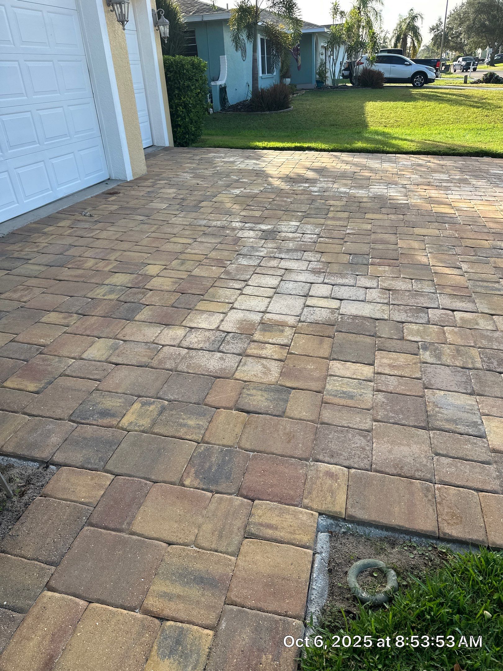 Driveway and Pool Deck Paver Restoration in Apollo Beach by Supreme Paver Experts