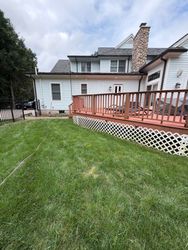 Gutter Cleaning in Upper Saddle River, NJ — Gallo Bros job photo