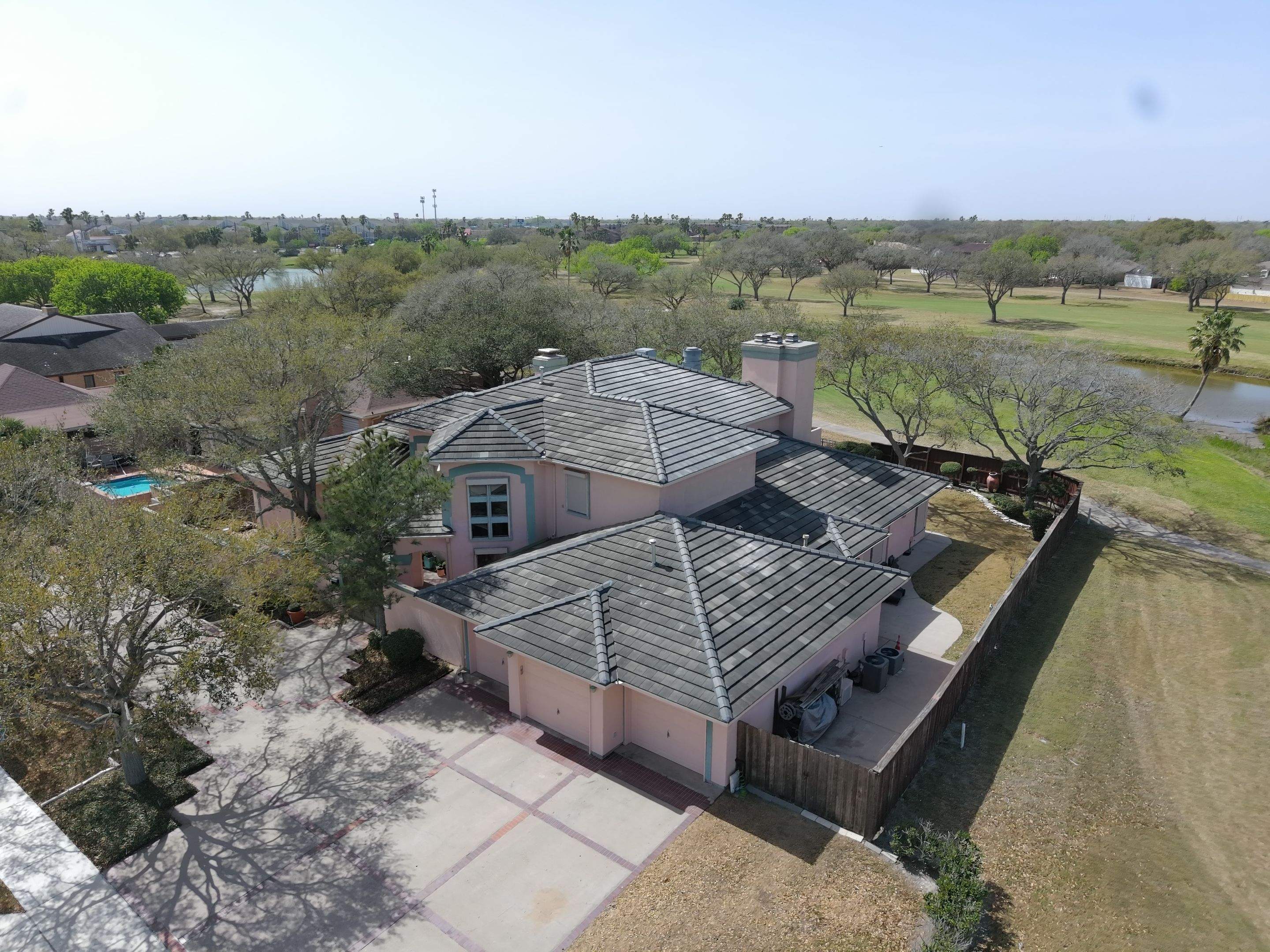 Golf Course Mansion on the Green, in the Heart Of Corpus Christi by Bayfront Roofing and Construction