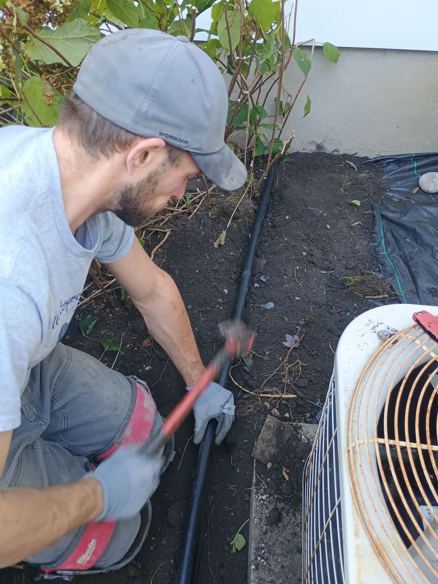 French Drain Installation for Michael by Waterproofing Northeast