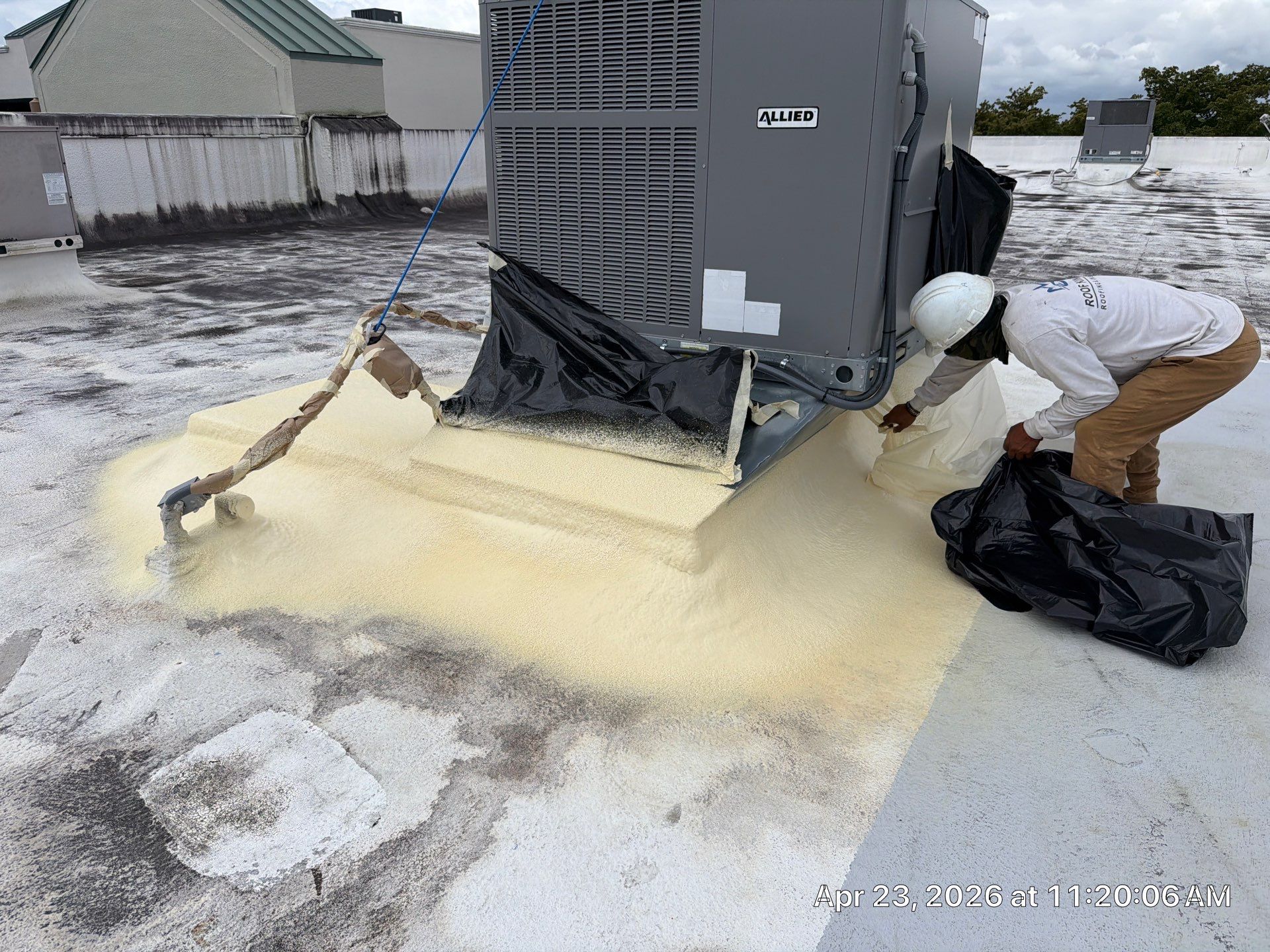 Commercial Flat Roof Restoration and Elastomeric Waterproofing in Delray Beach by Roof King LLC
