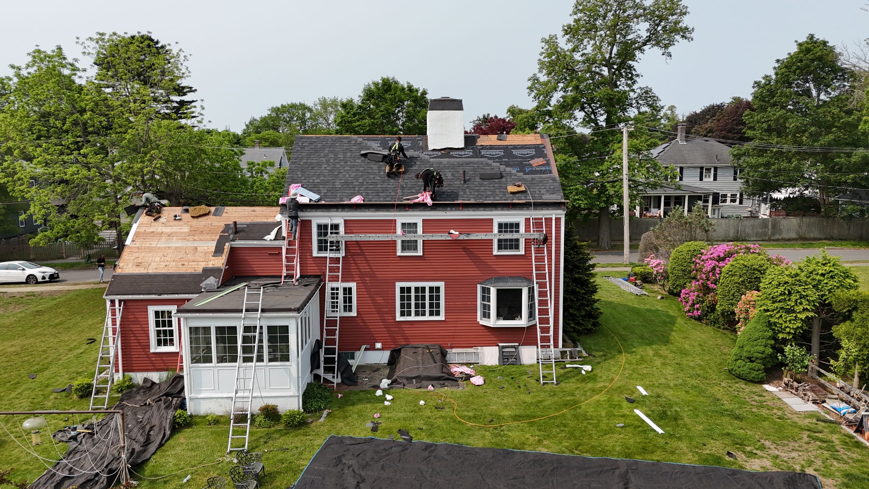 Full Roof Replacement in Salem, MA – Owens Corning Duration, Onyx Black by JOHNNYS PRO