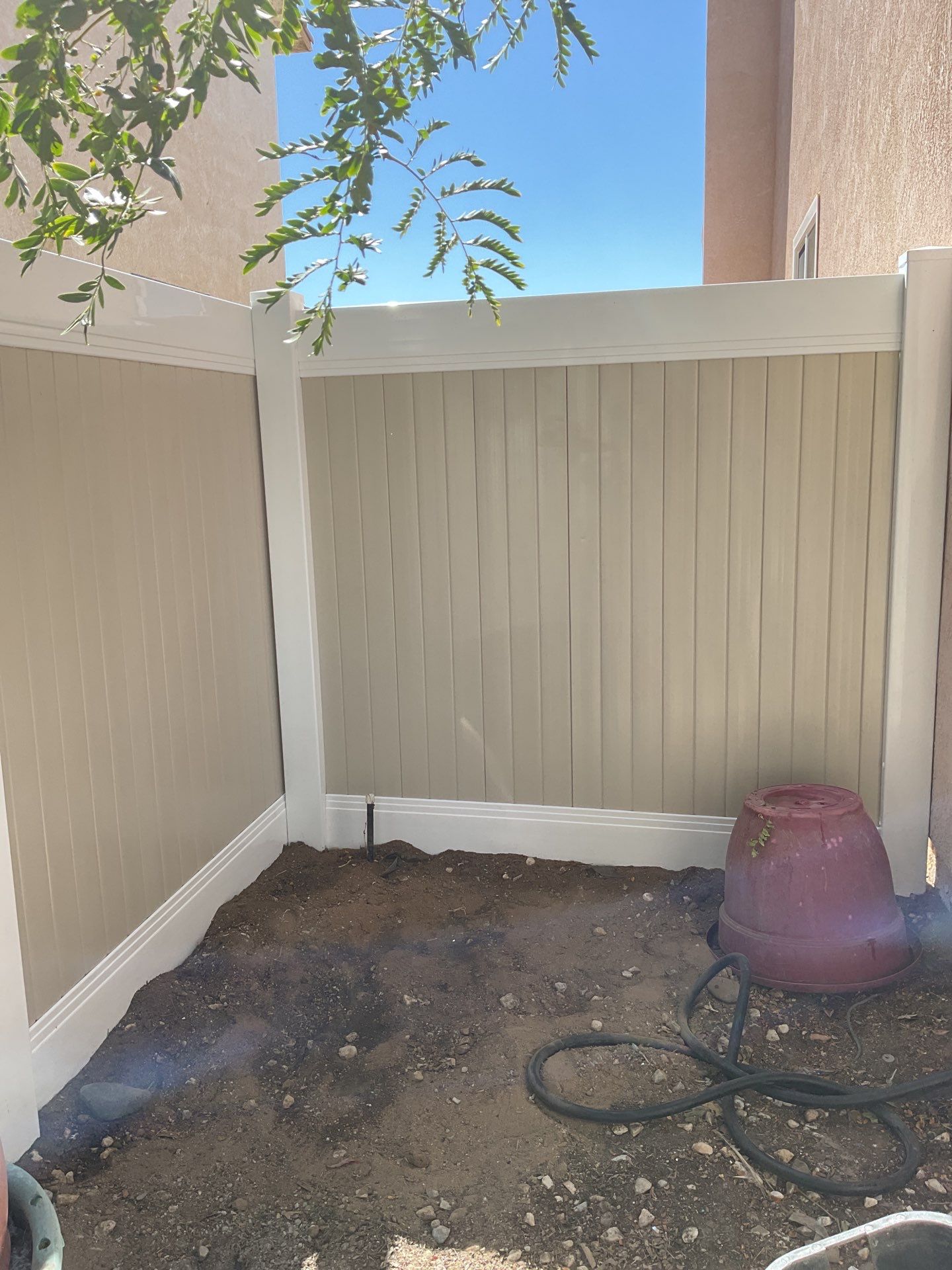 Fence Installation using Vinyl by Fence Guys Inc.