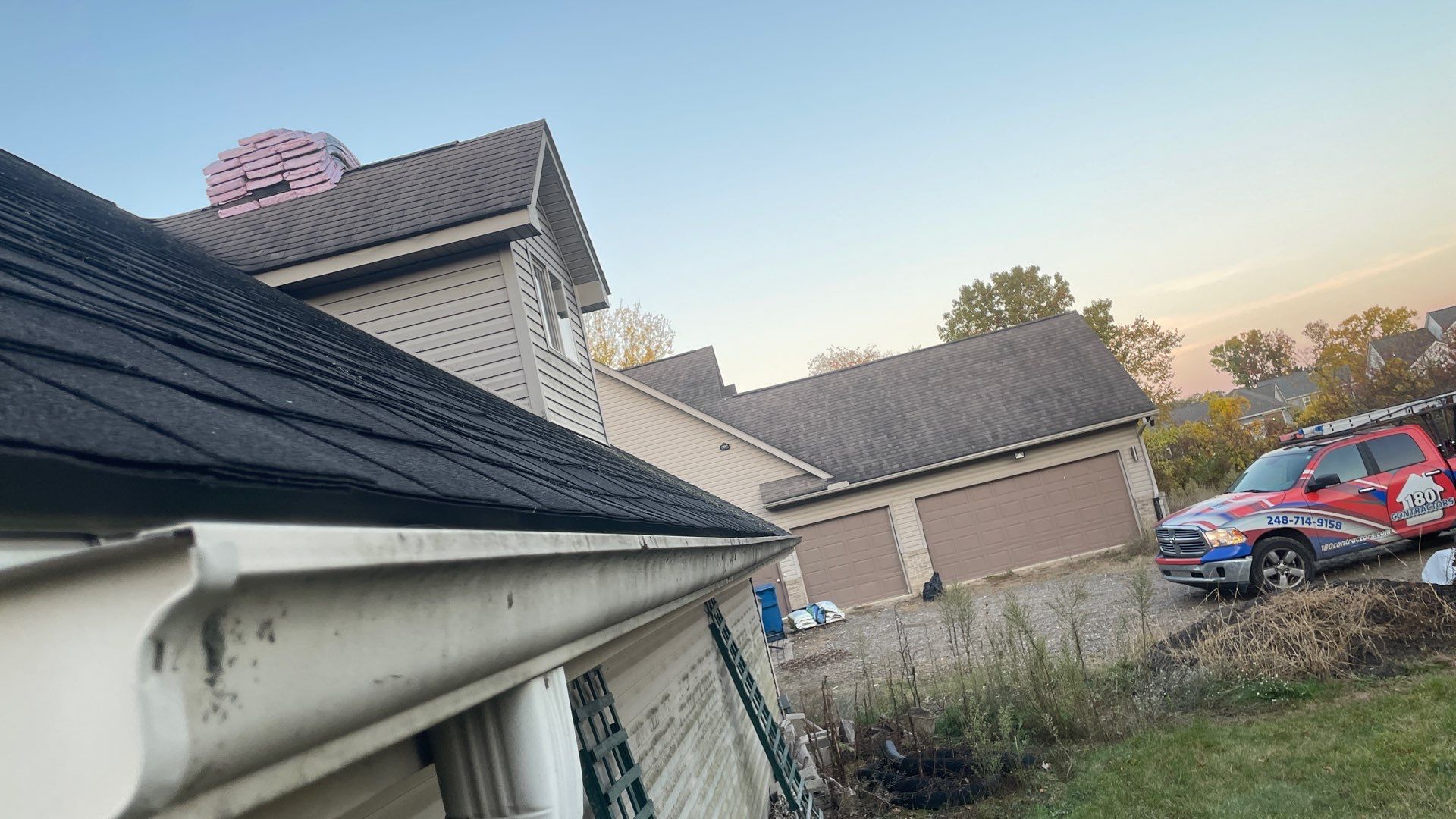 Roof Replacement using Owens Corning by 180 Contractors