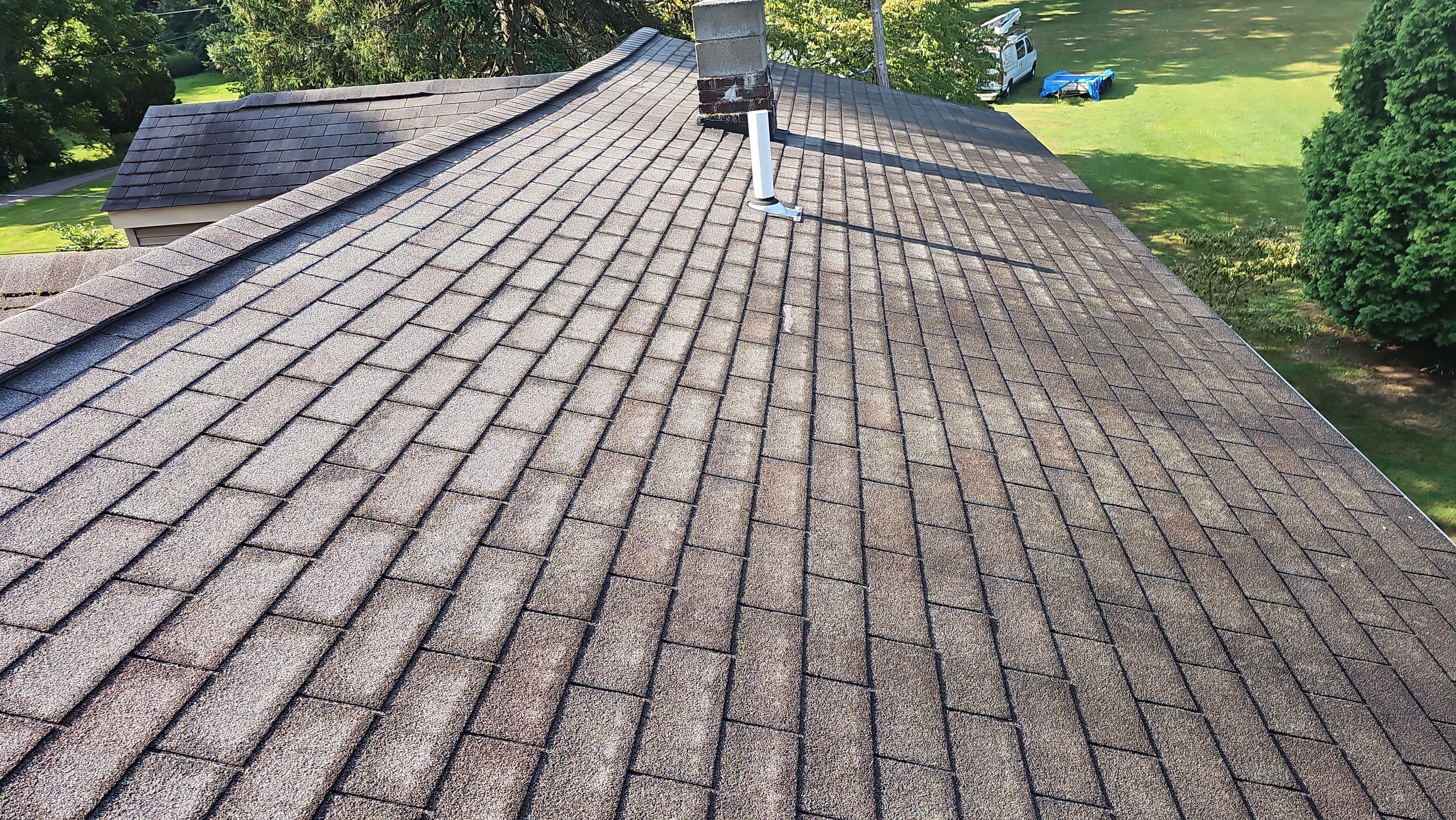 Atlas Pinnacle, Color, Burnt Hickory, Drip Edge, Color, Royal Brown by Eagle Eye Roofing