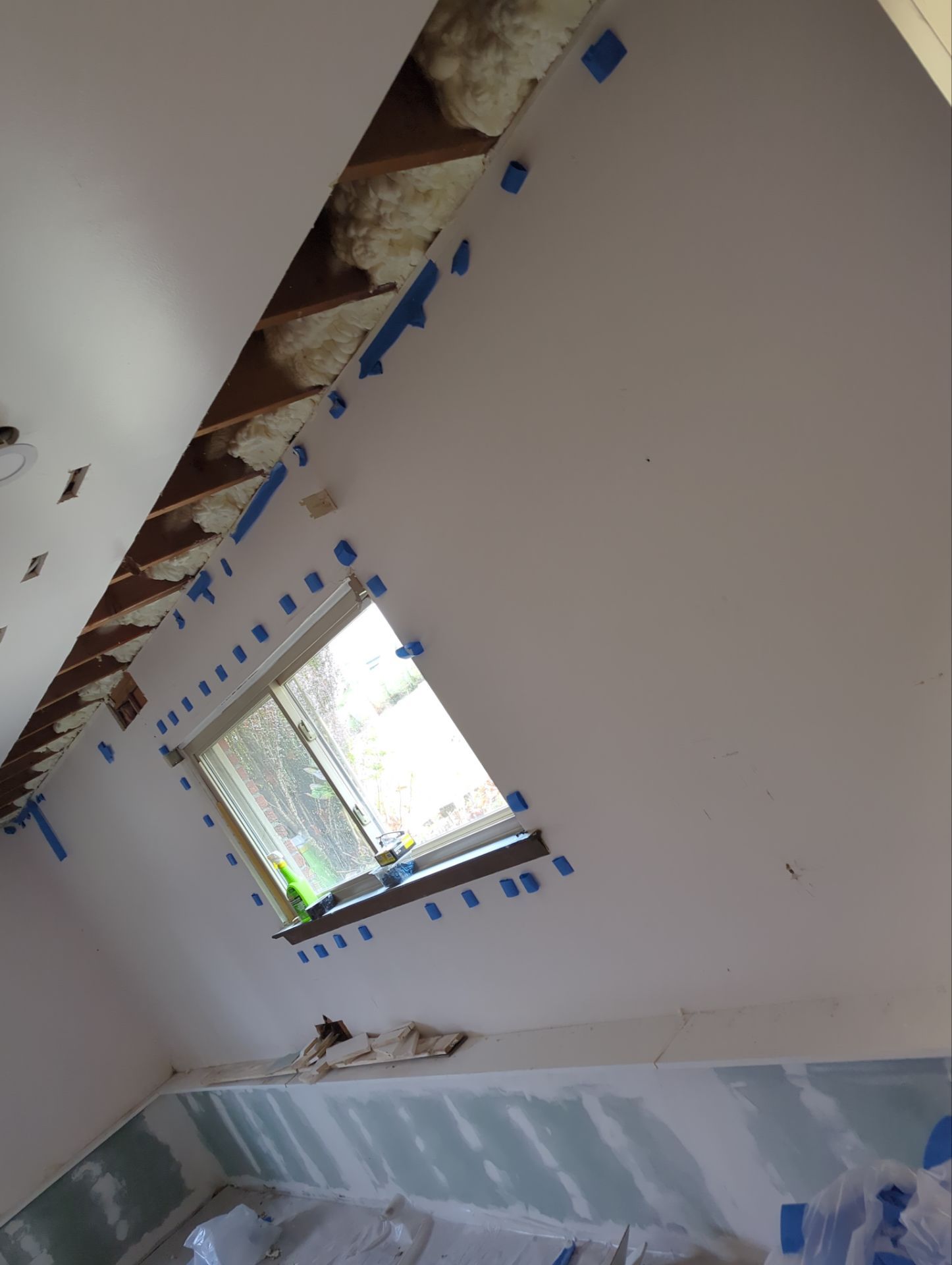 Exterior Walls Using Closed-Cell Spray Foam by NYS Foam & Energy