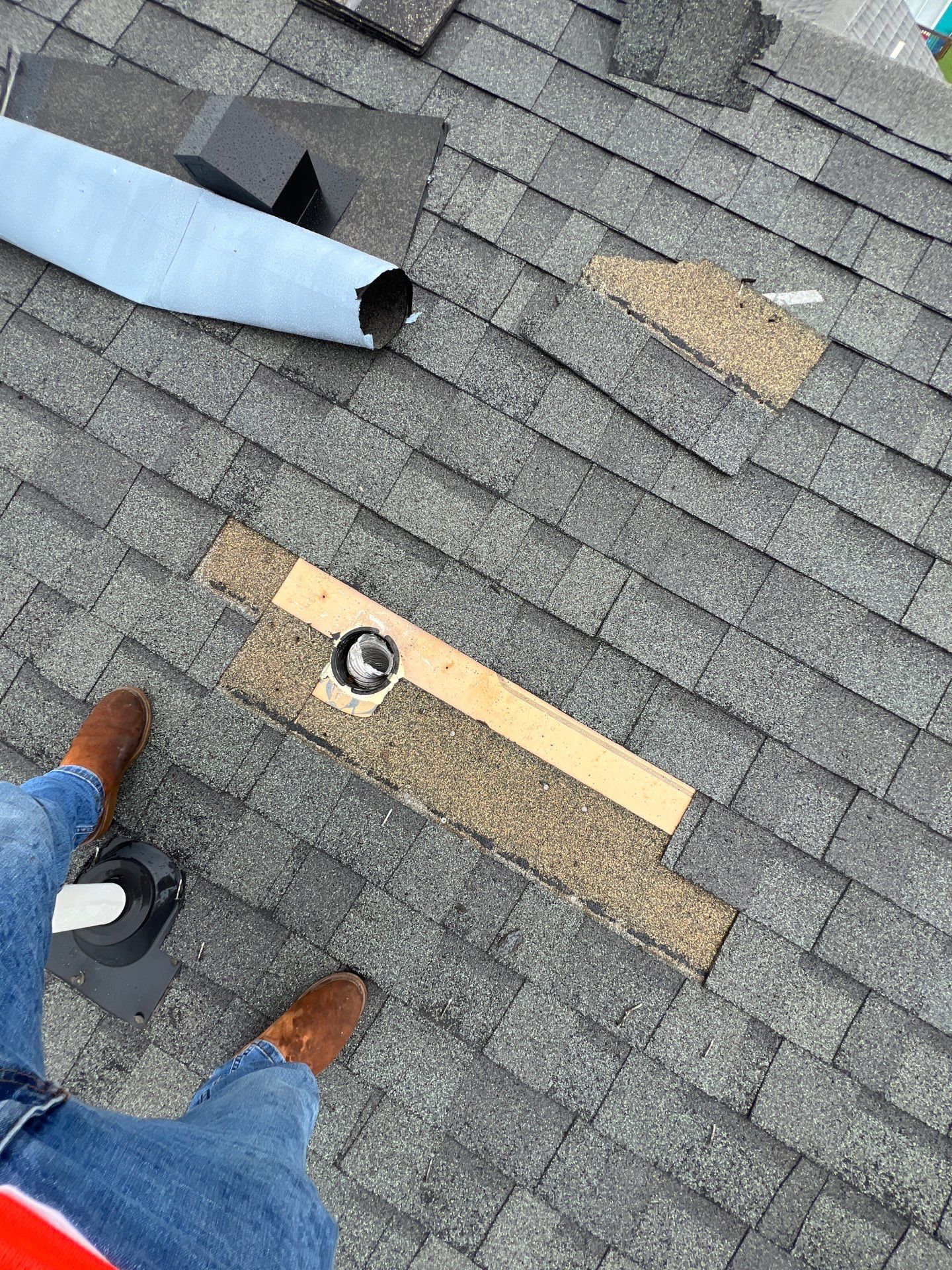 Hail Damage using Owen's Corning Duration (Lifetime) Shingles by Roof Repair Services LLC