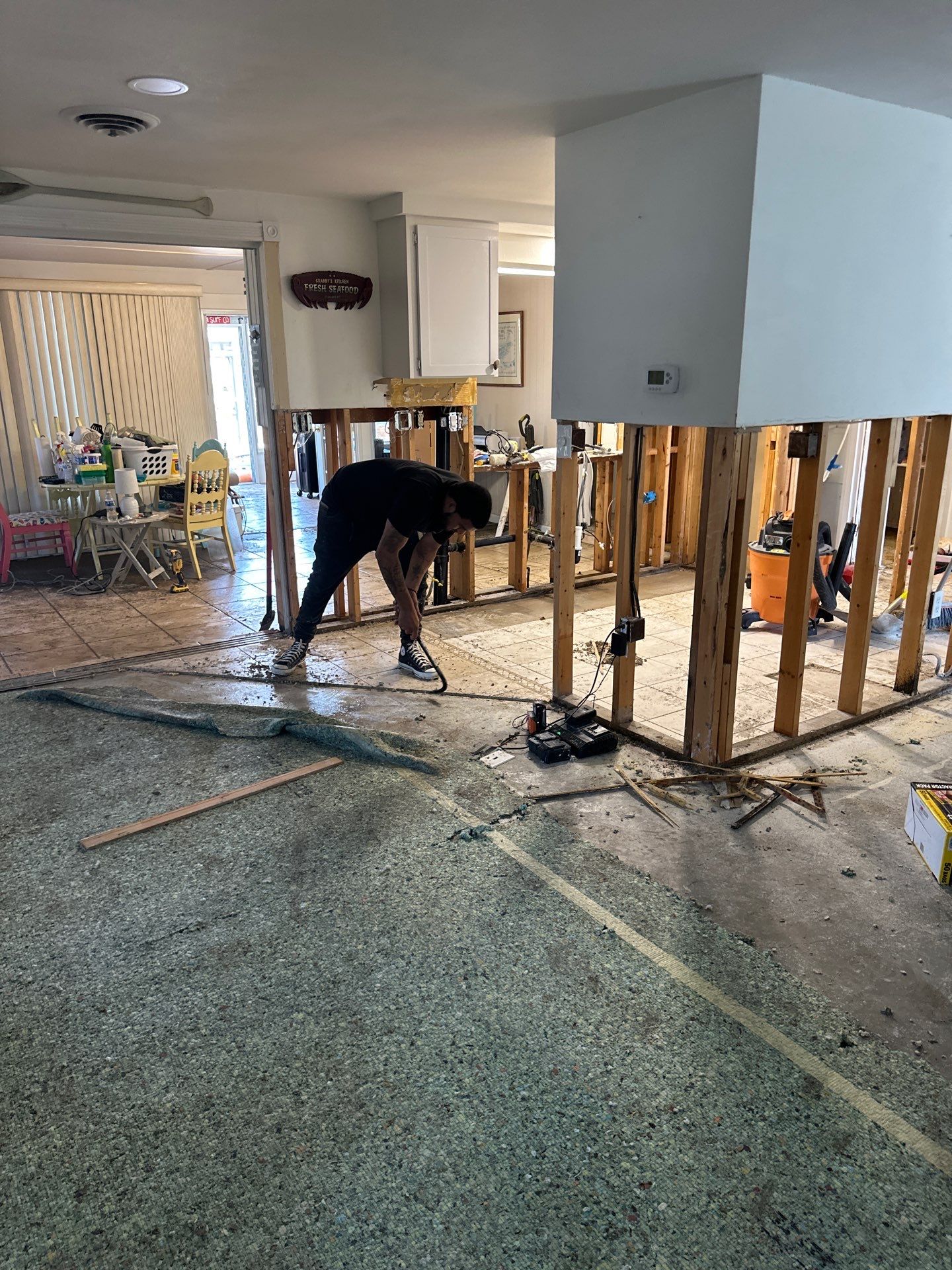 Hurricane Damage using Drying Equipment by SuperClean 