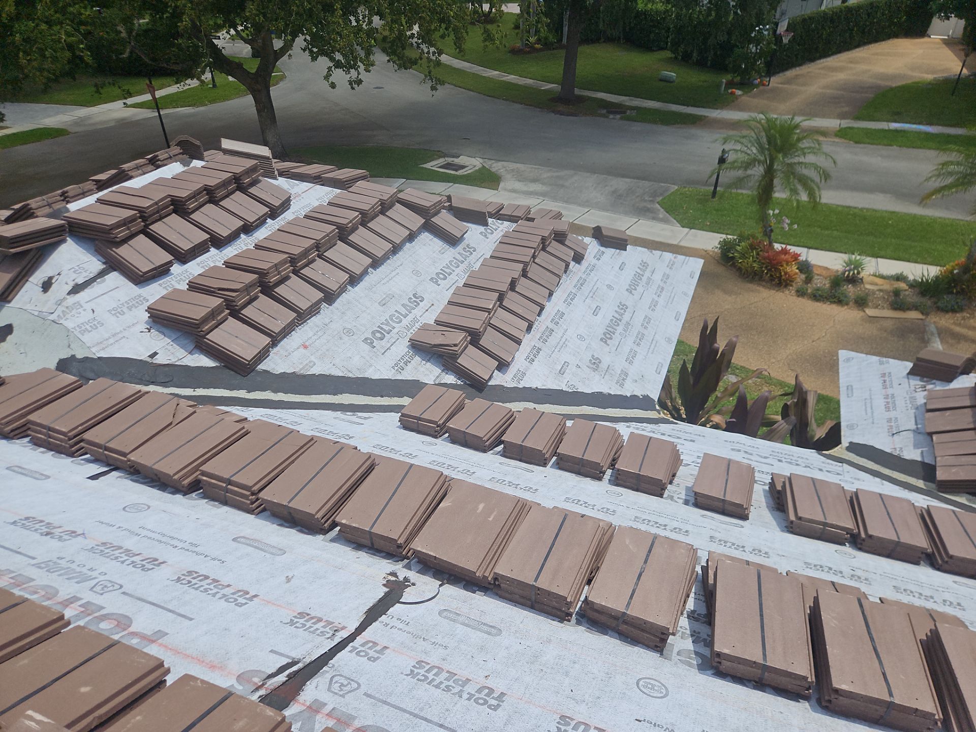 Residential Roofing Installation using Eagle Roofing Tile by BLUES BROTHERS ROOFING
