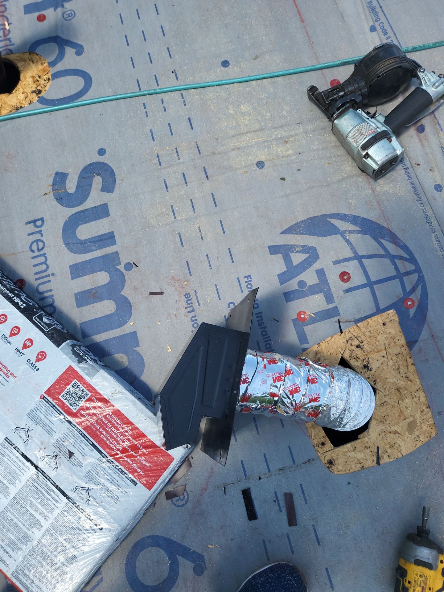 Atlas Pinnacle, Color, Coastal Granite, Drip Edge, Color, Birch White by Eagle Eye Roofing